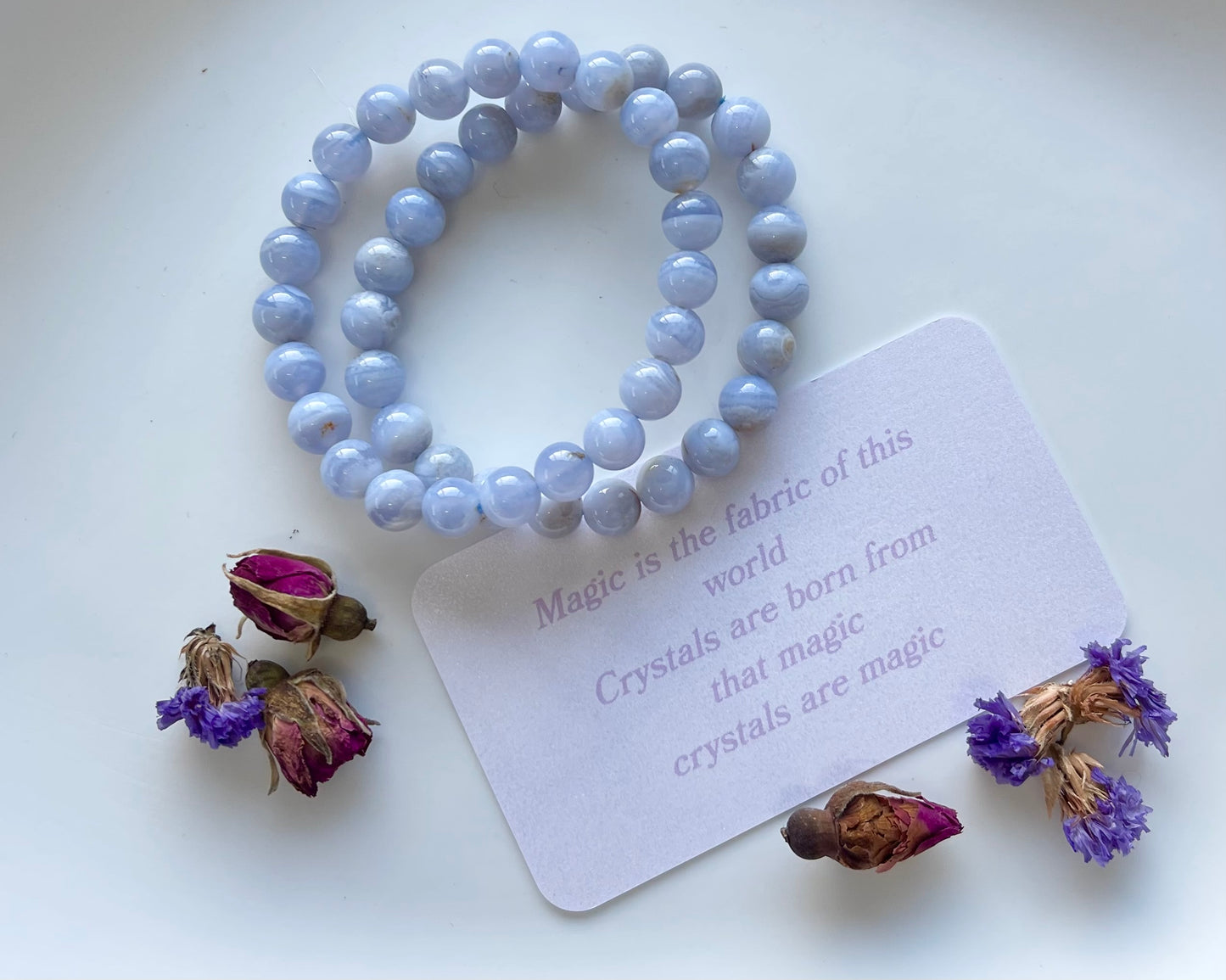 Blue Lace Agate Bracelet