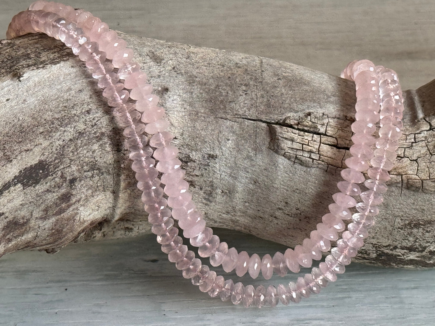 Rose Quartz Beads necklace