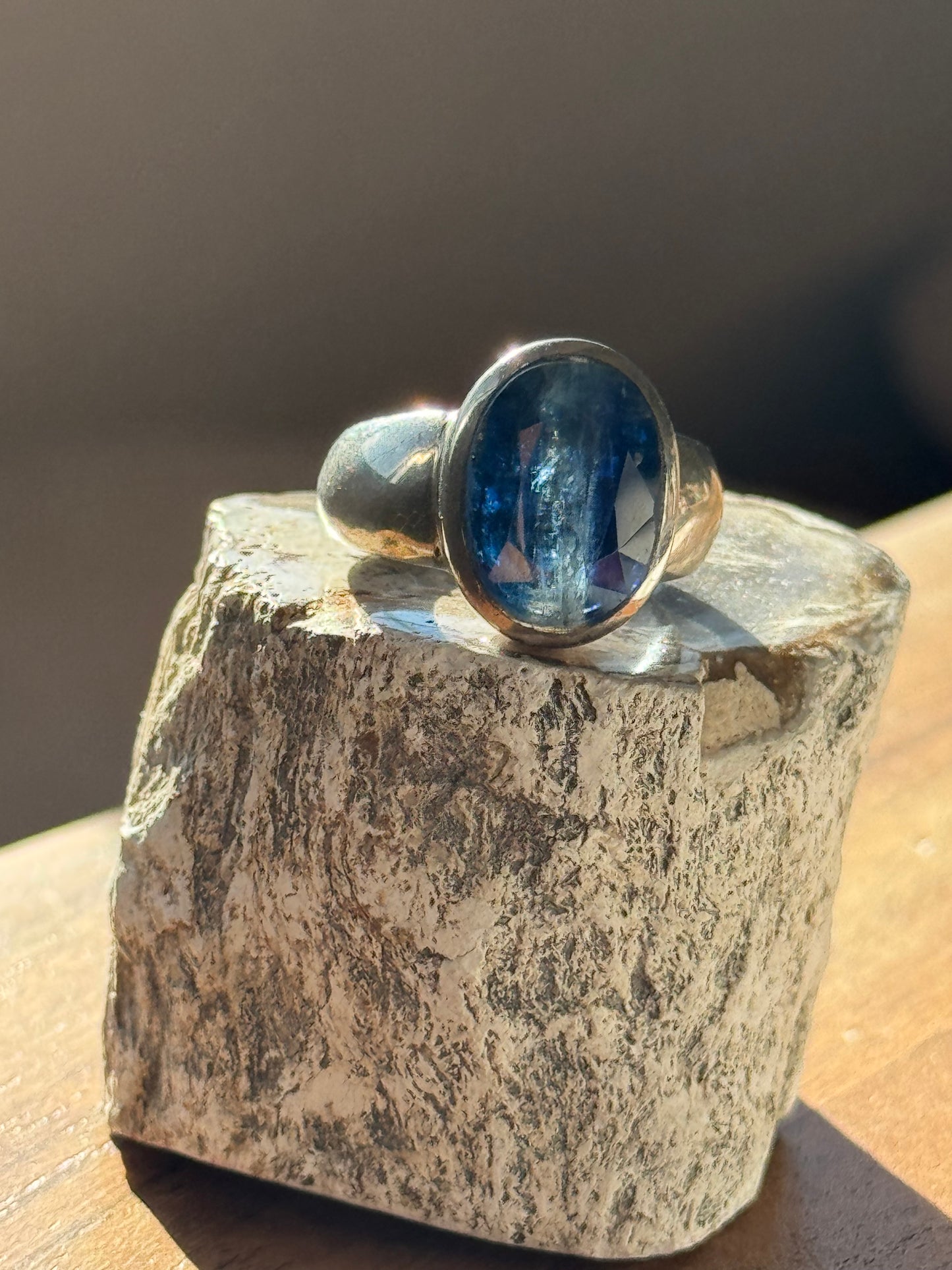 Blue Kyanite Ring