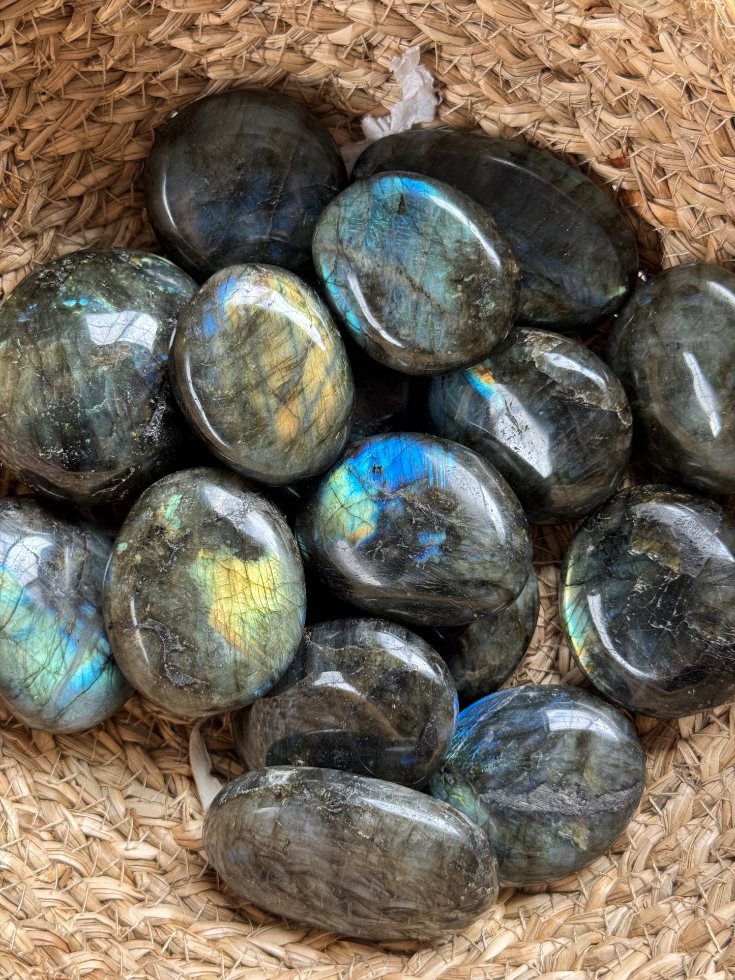 Labradorite pebbles