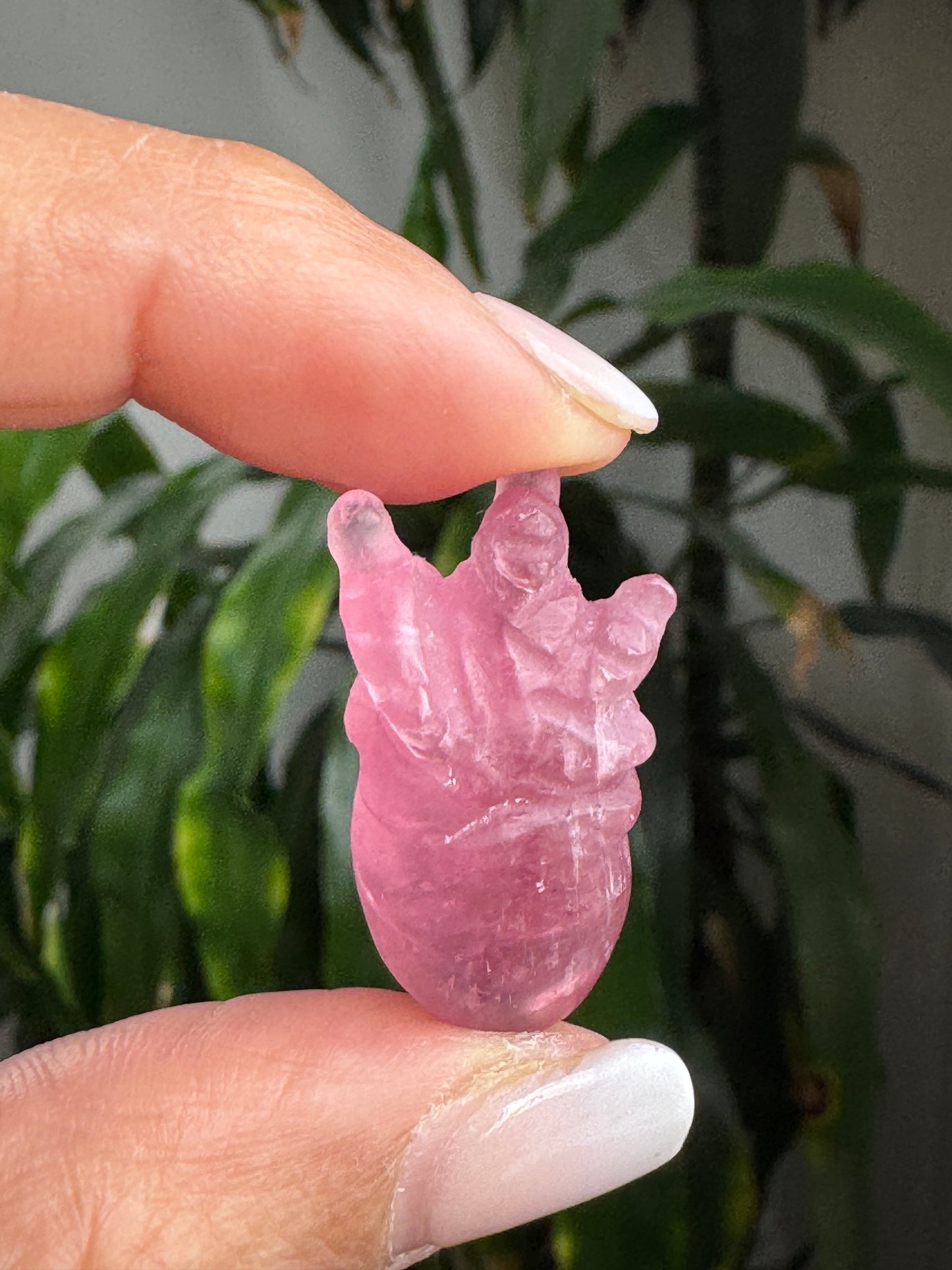 Pink Tourmaline Anatomical Heart – Fine Quality Carving