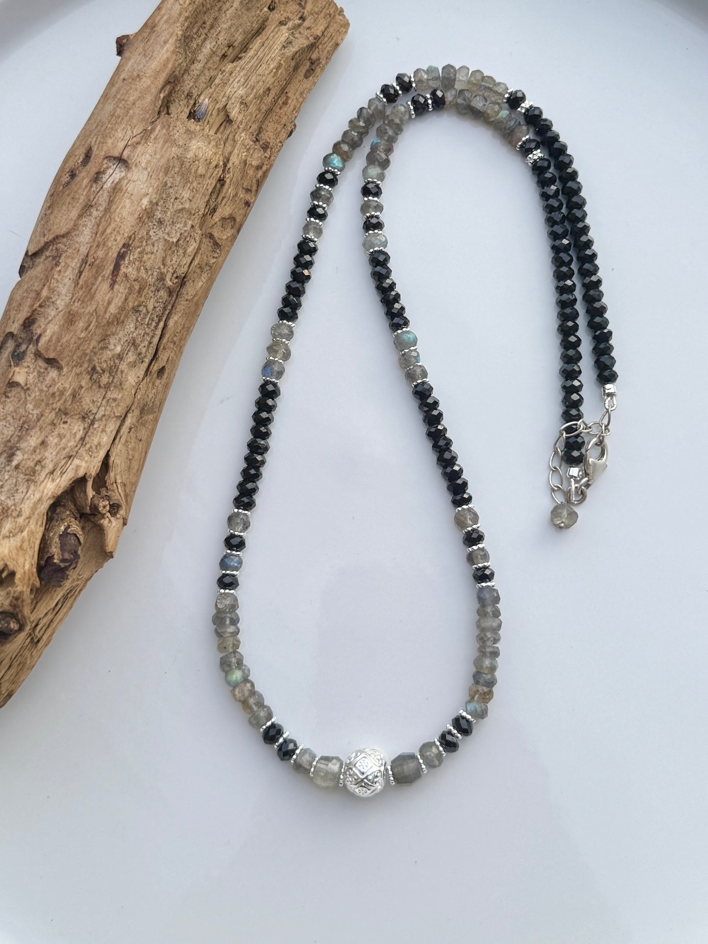 New Consciousness Necklace
Labradorite & Black Tourmaline