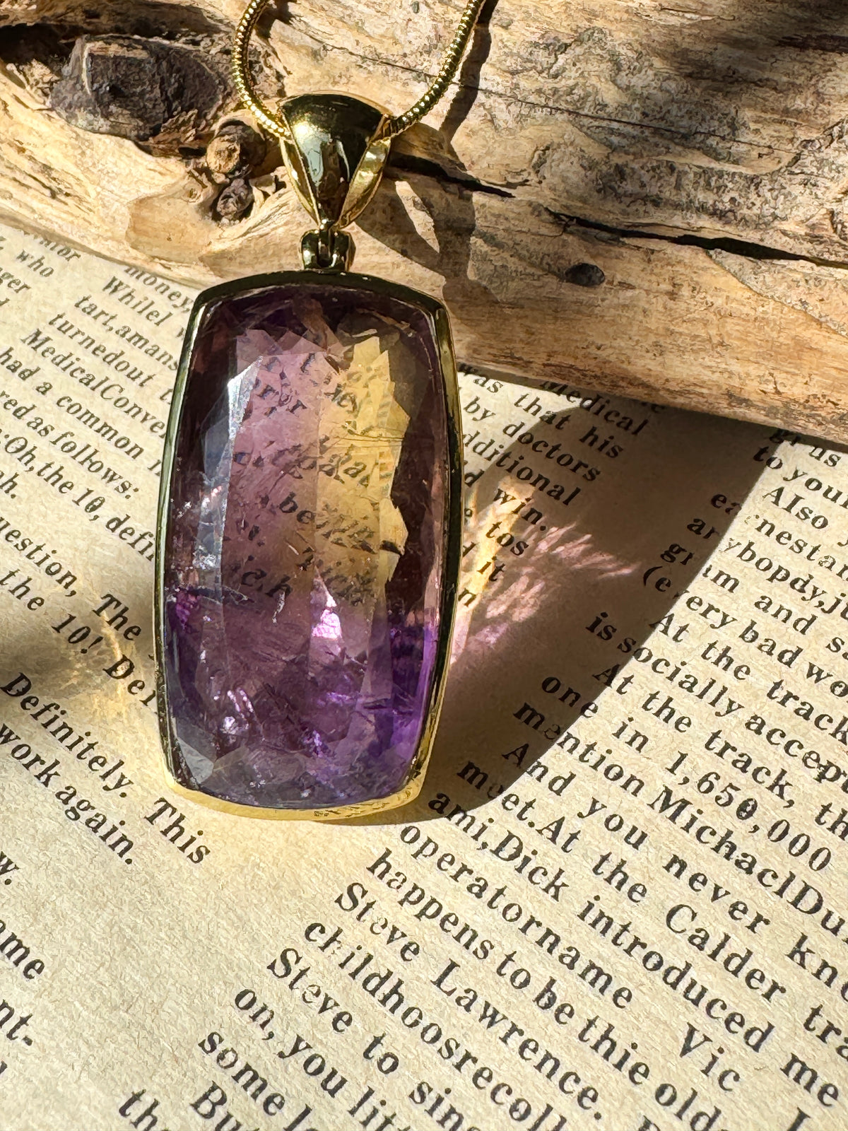 Natural Ametrine Pendant