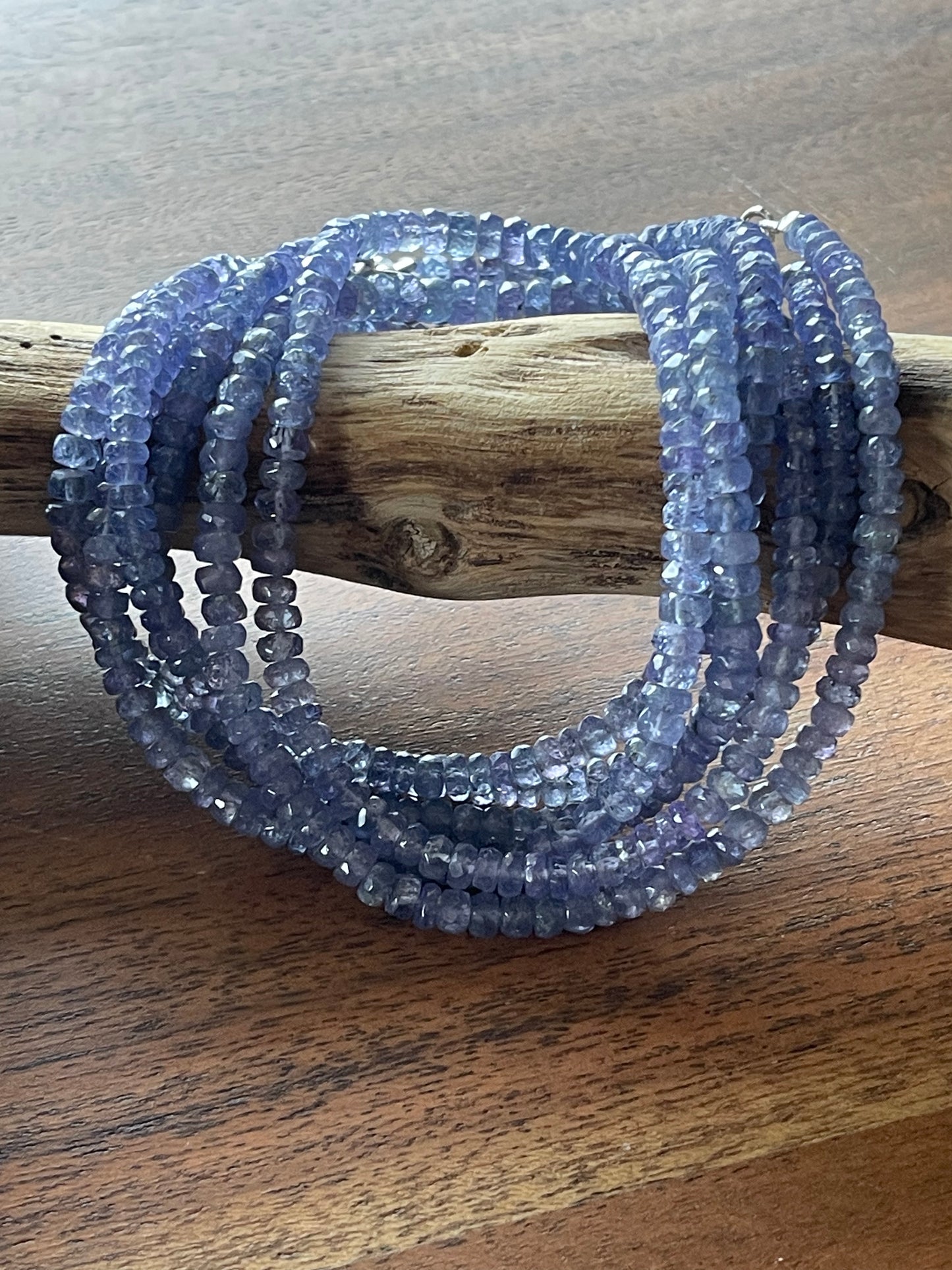 Tanzanite Beads Necklace
