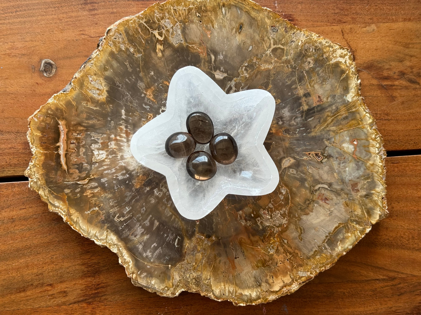 Medium Selenite Star Charging Bow