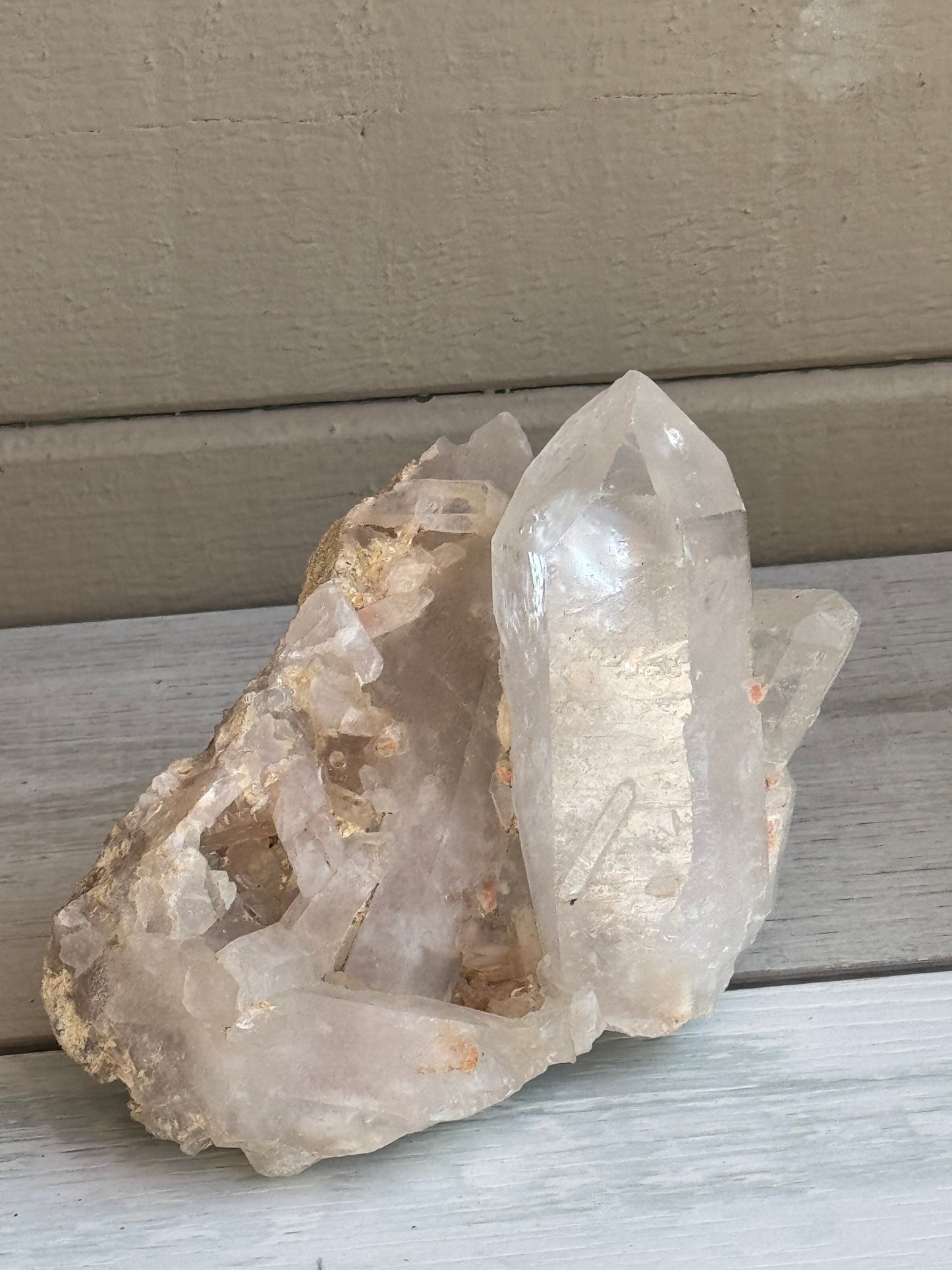 Raw Natural Quartz on Matrix - Brandberg Mountain, Namibia