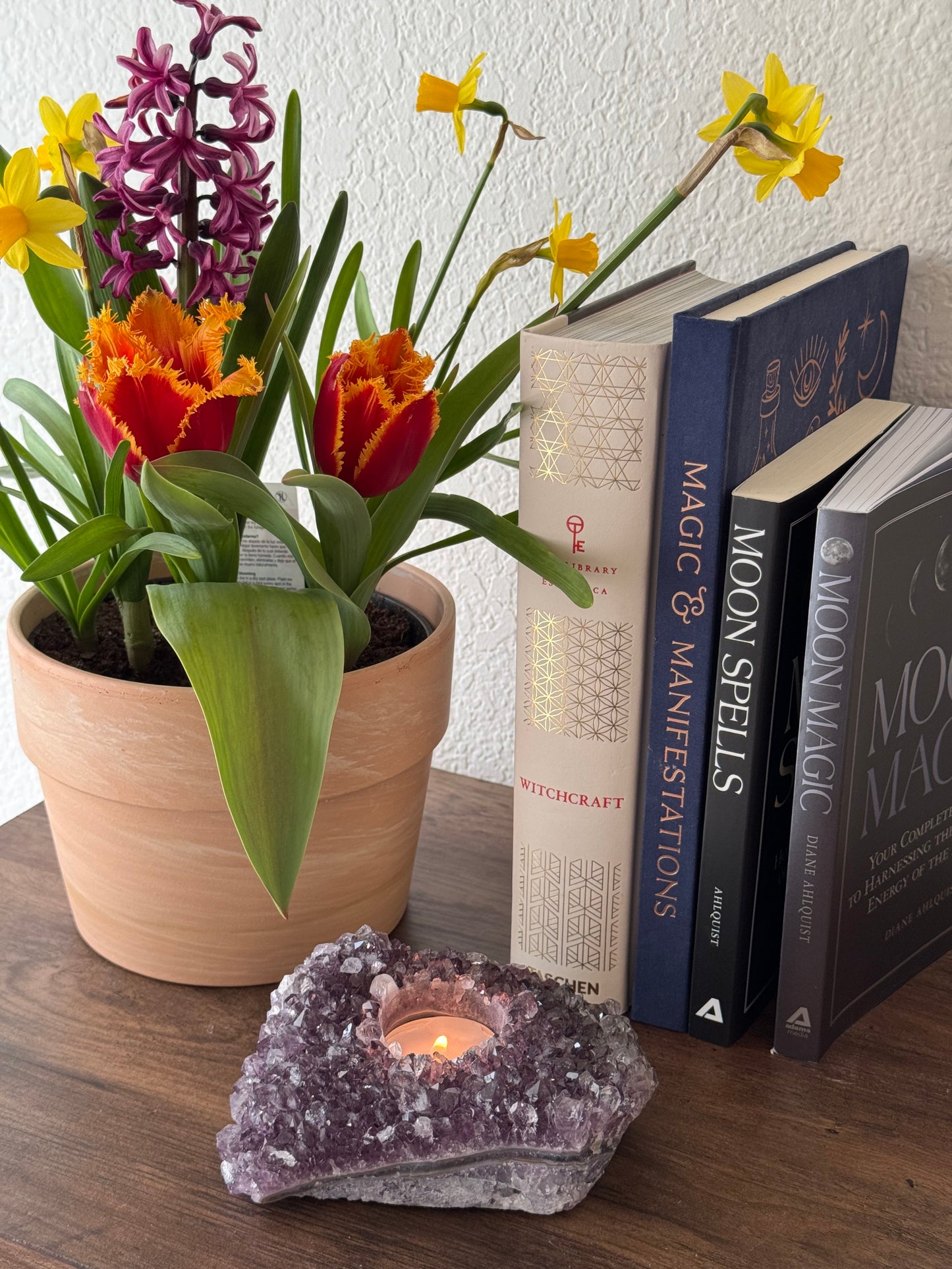 Amethyst Candle Holder