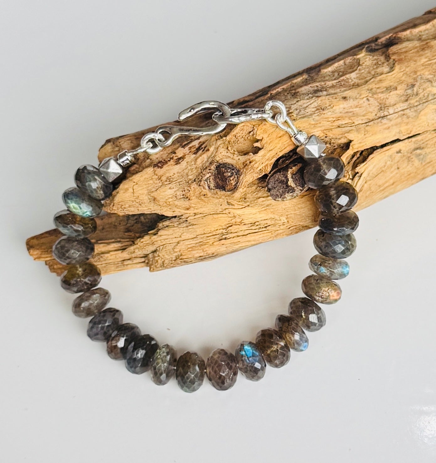 Labradorite & Sterling Silver Bracelet
