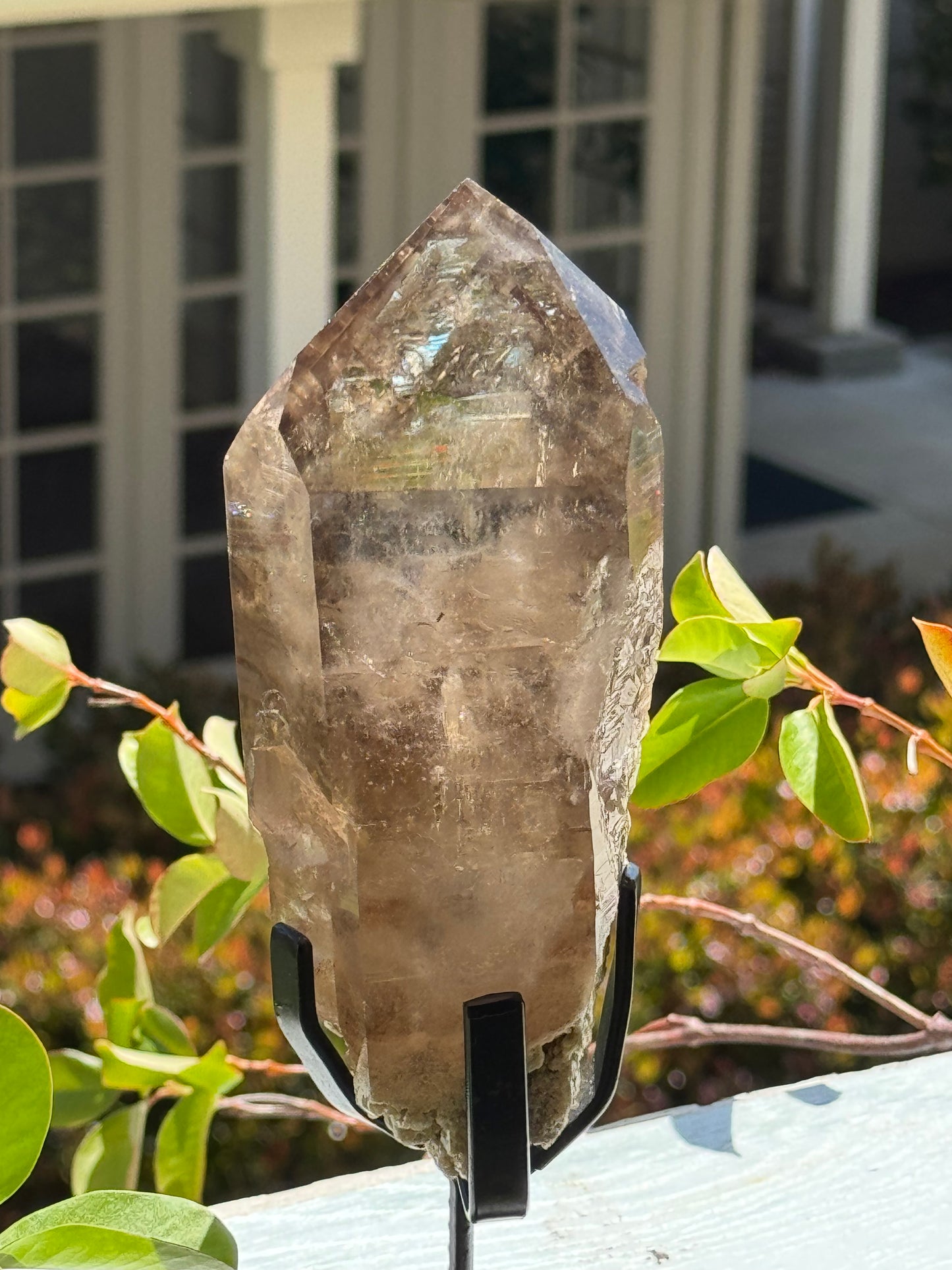 Raw Natural Citrine with Phantoms – Point from Brazil