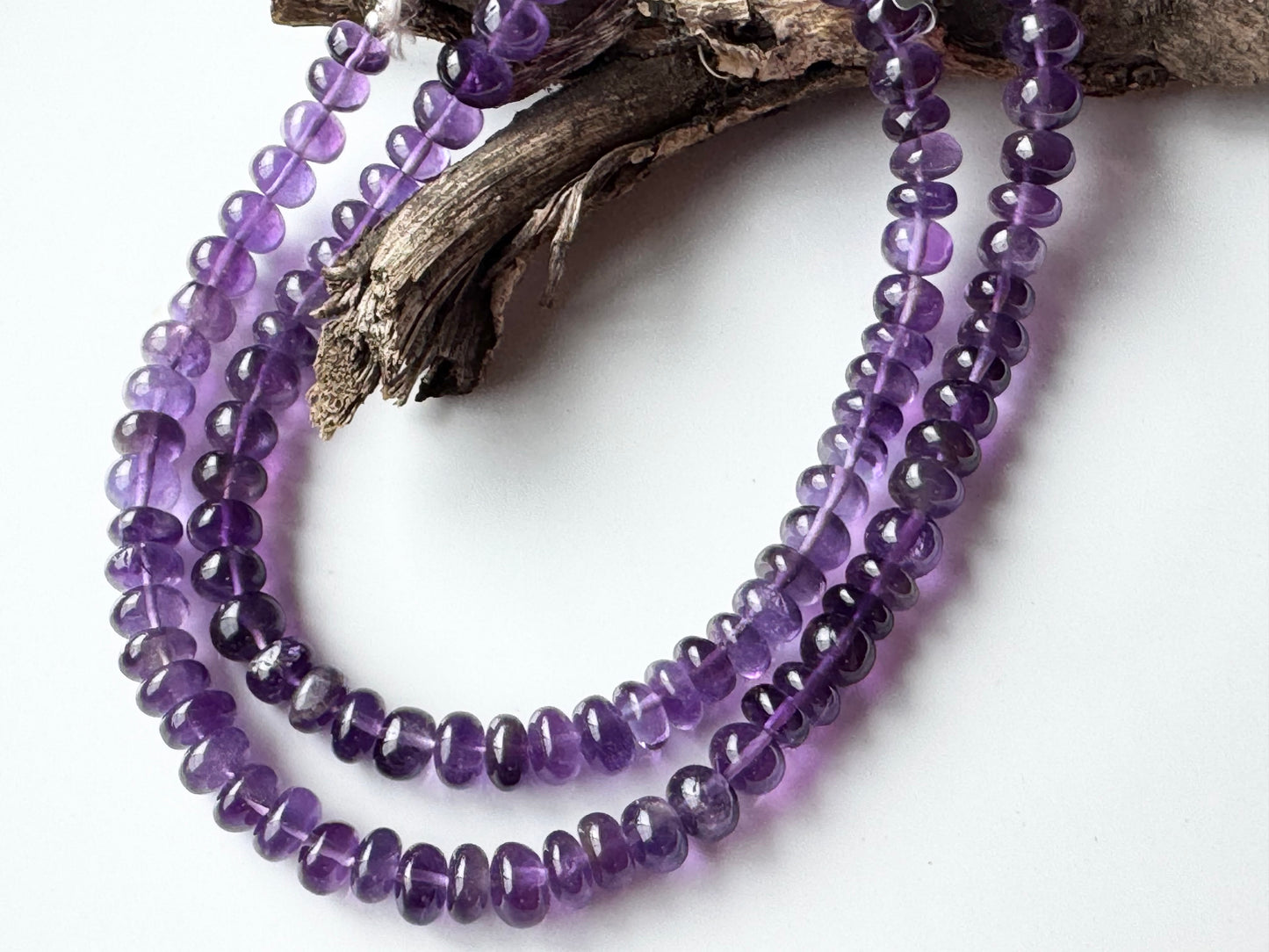 Extraordinary Amethyst Beads Necklace – 24” | 248.6 cts