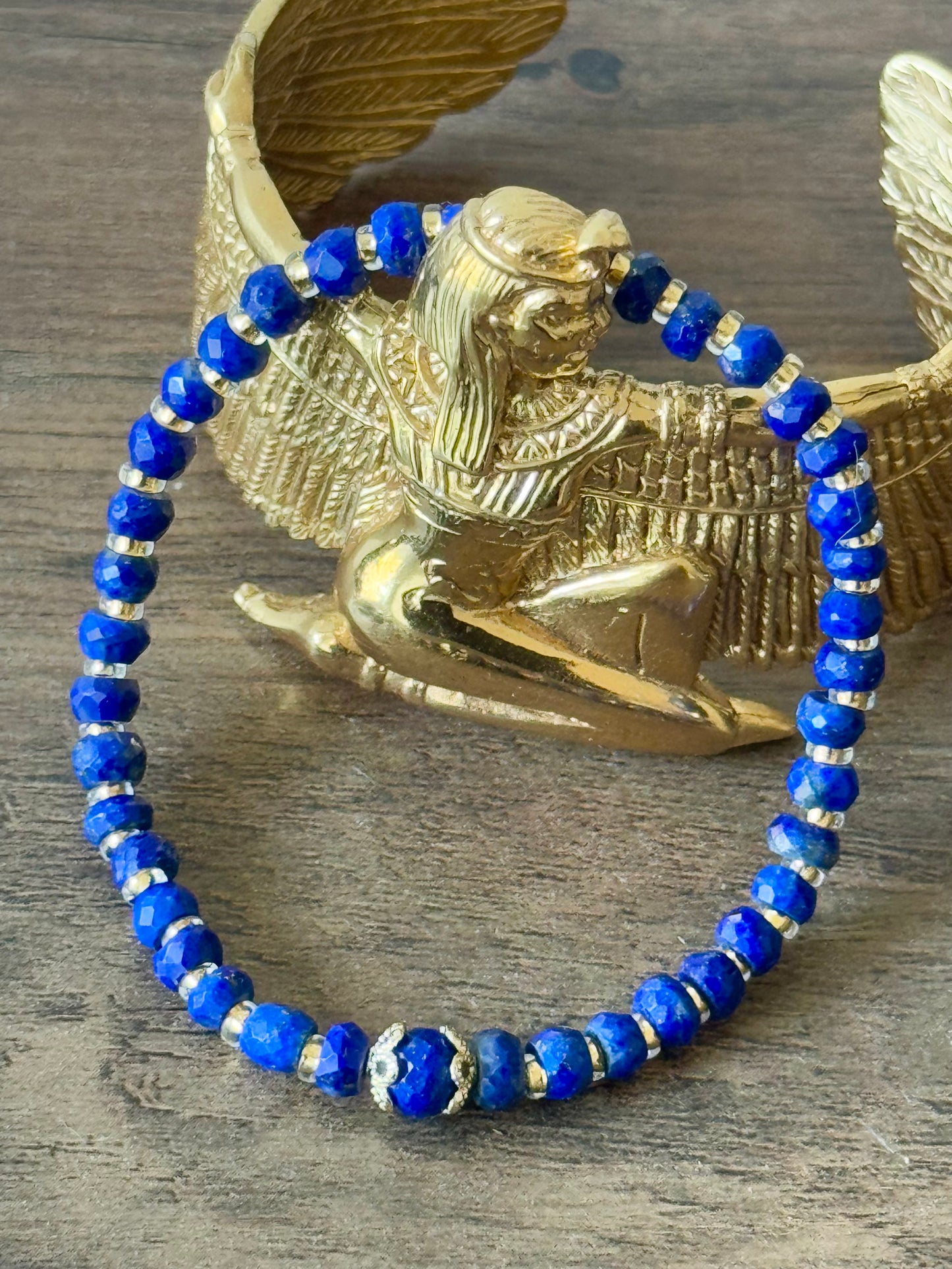 Isis Bracelet – Lapis Lazuli