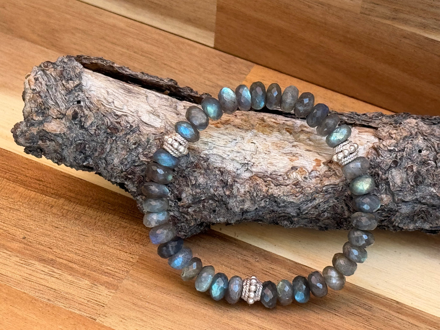 Magical High-Quality Labradorite Bracelet – Sterling Silver