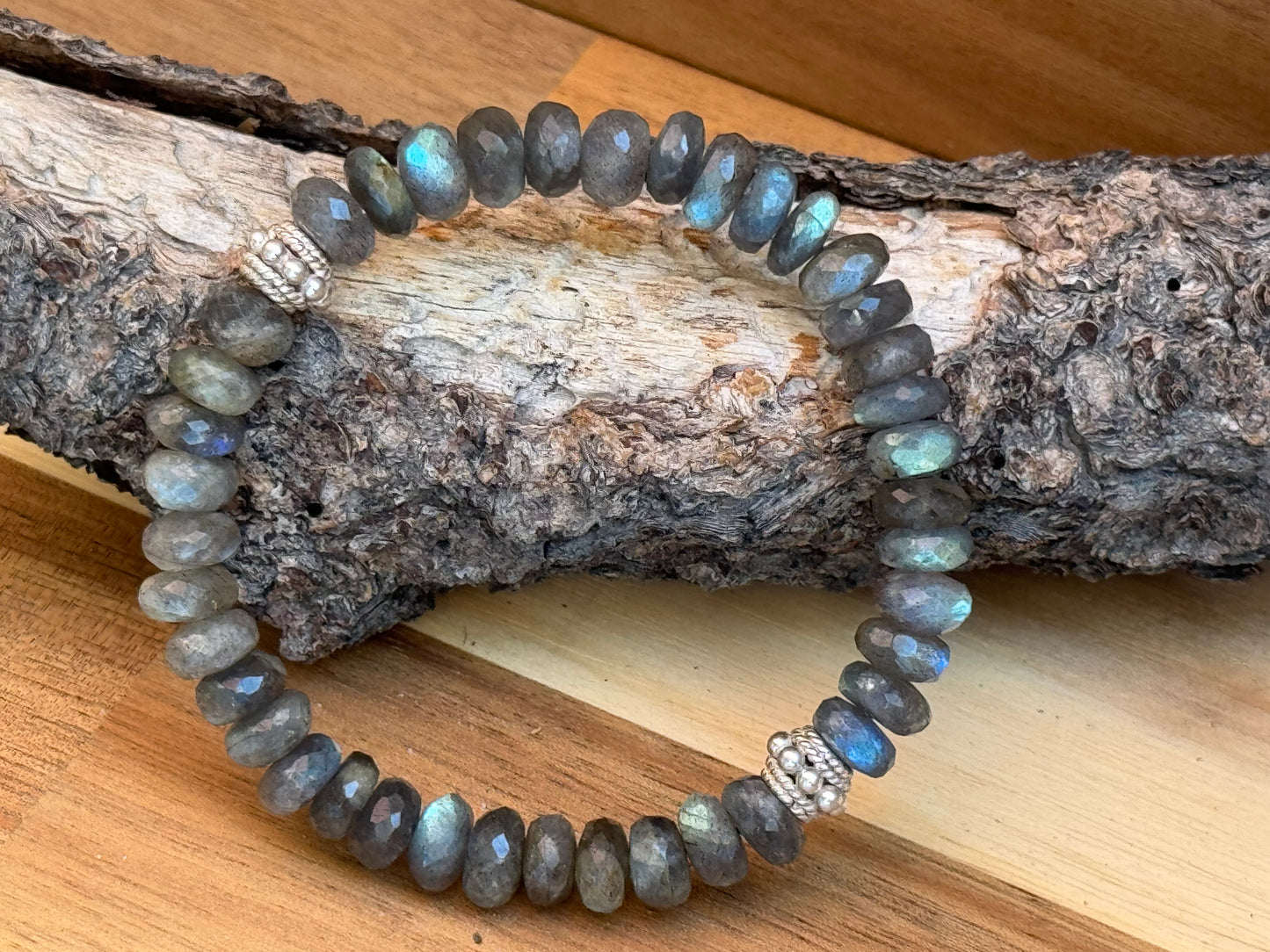 Magical High-Quality Labradorite Bracelet – Sterling Silver