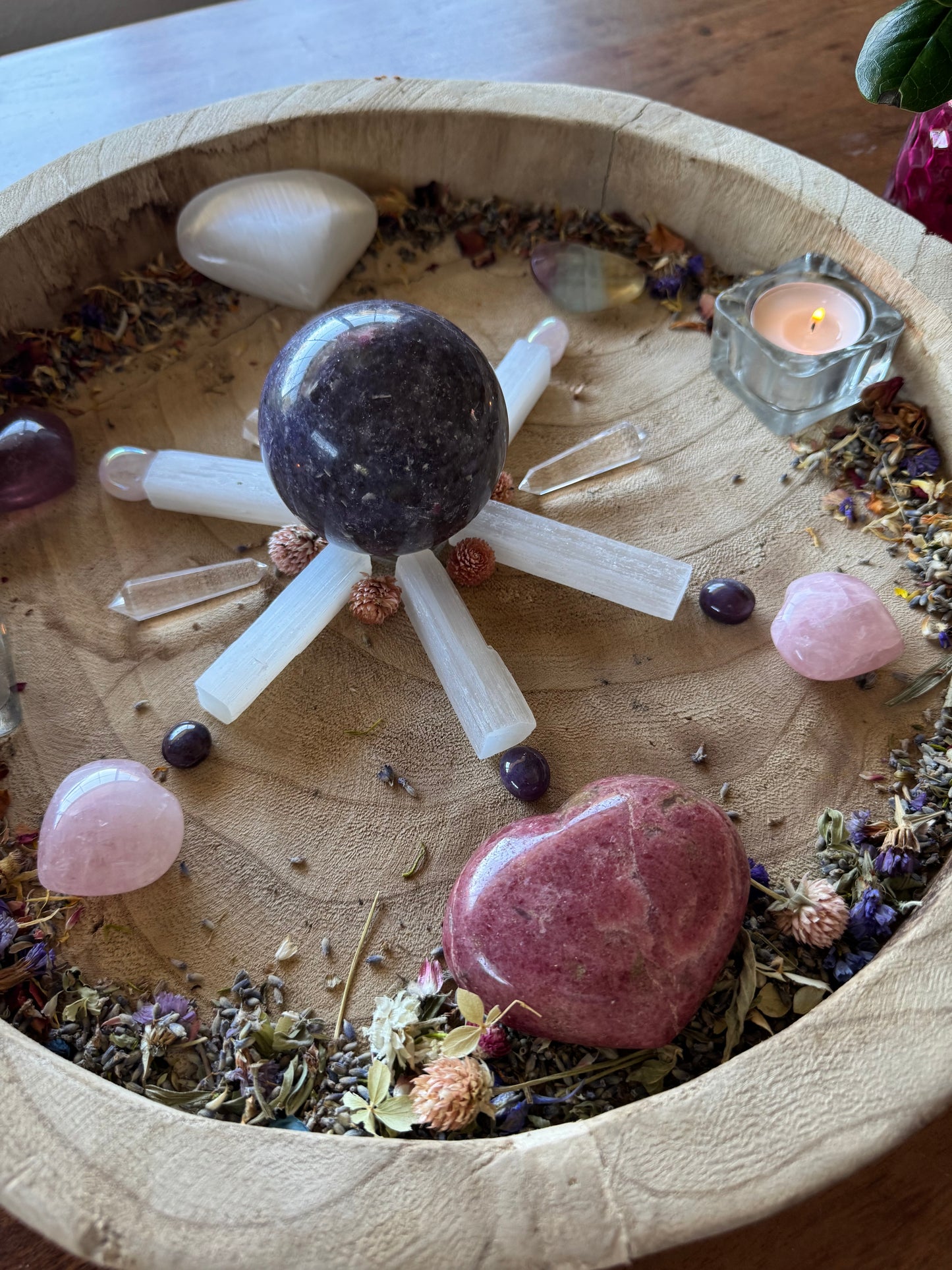 Peace & Divine Love Crystal Grid