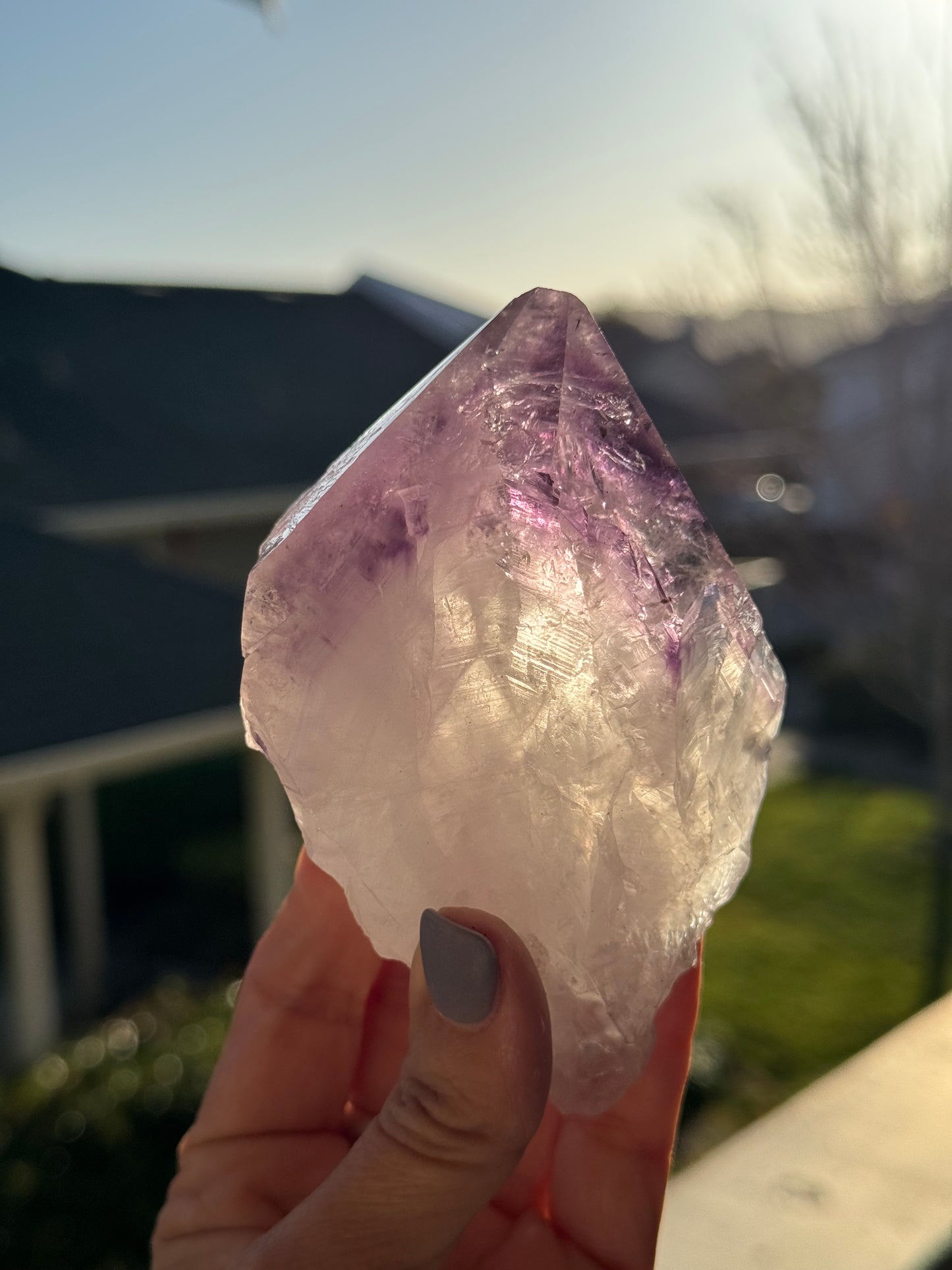 Raw Natural Amethyst Point
