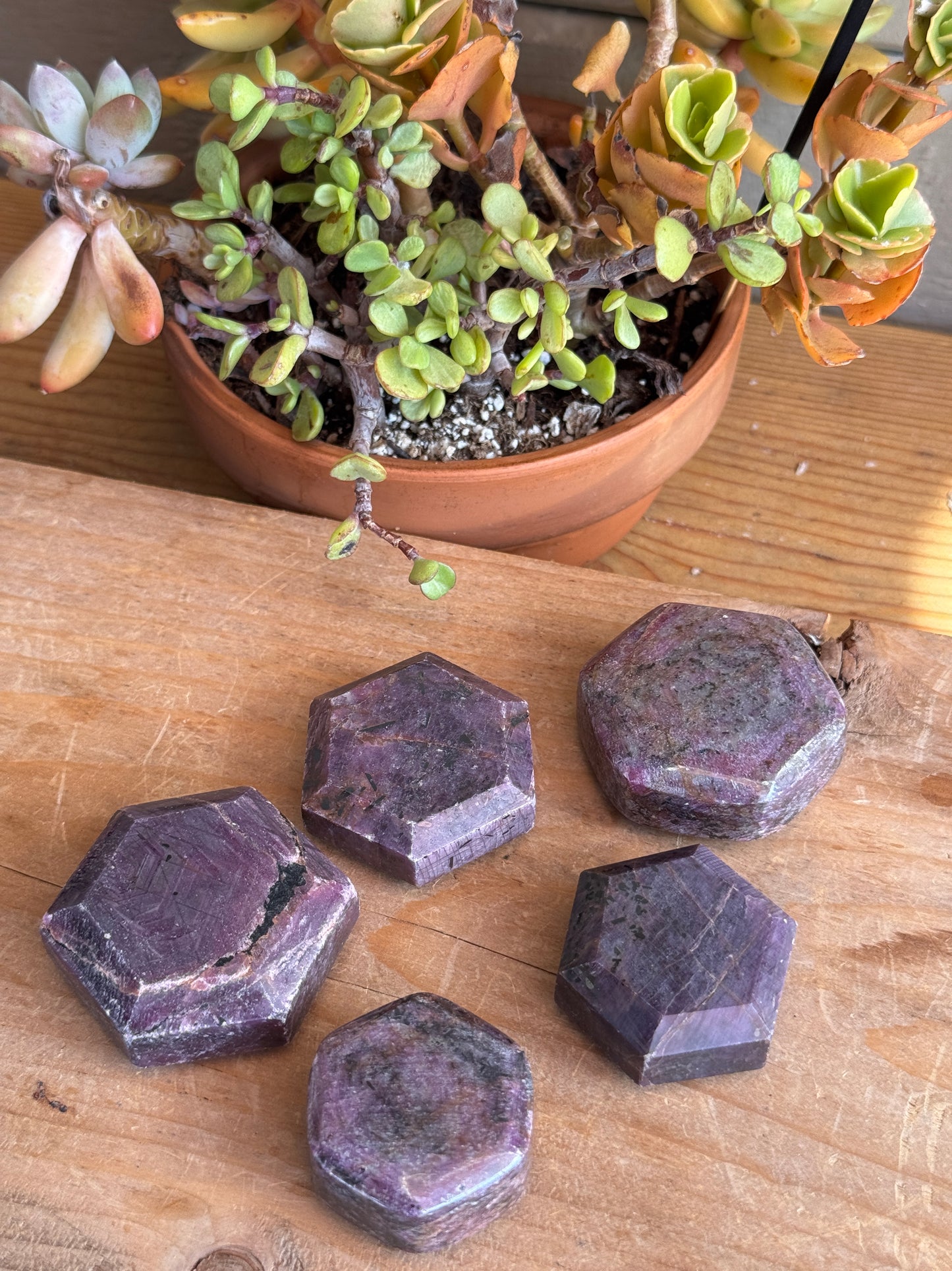 Hexagonal Ruby Crystal Formation
Raw strength in its natural geometry.