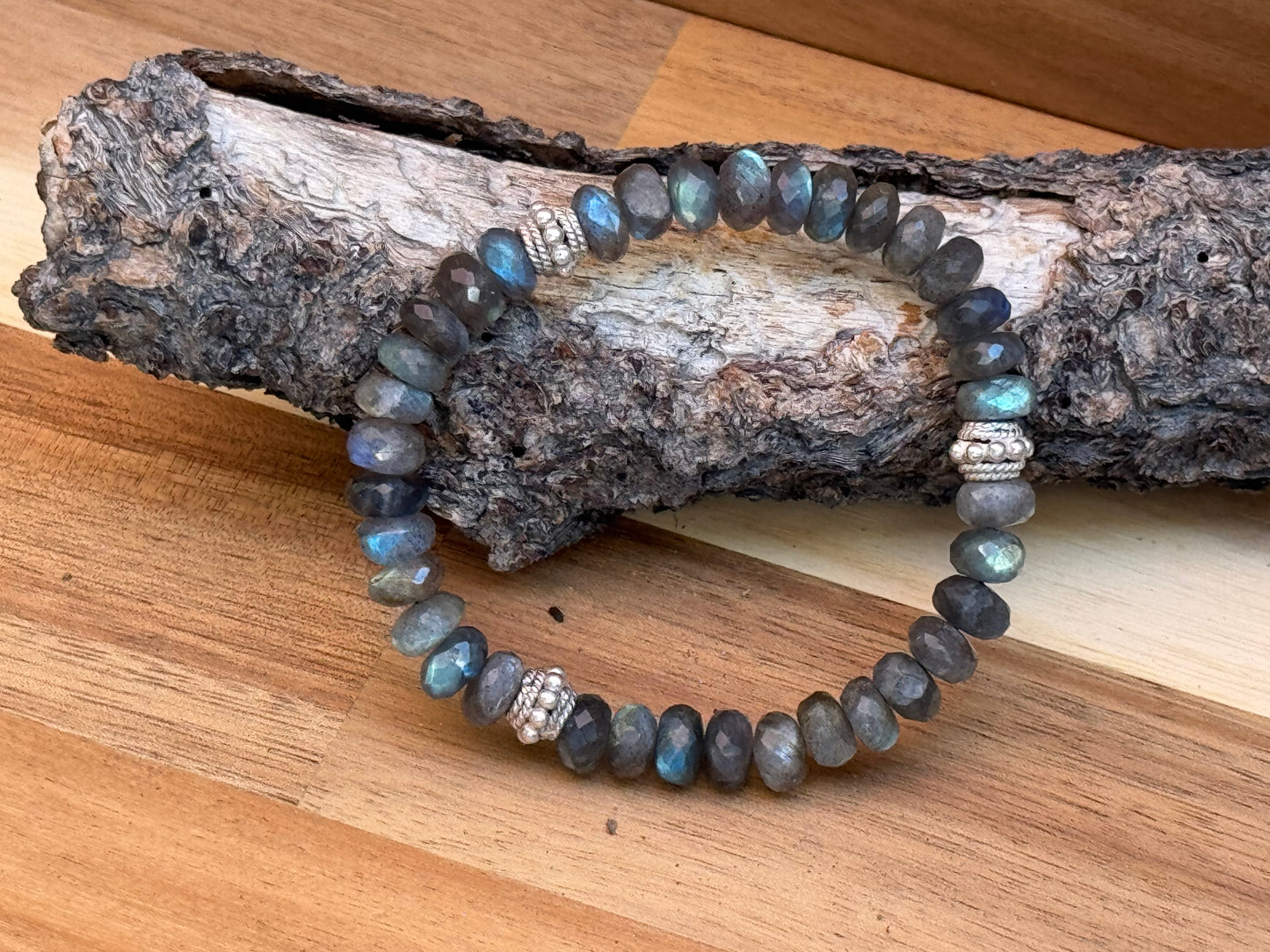 Magical High-Quality Labradorite Bracelet – Sterling Silver
