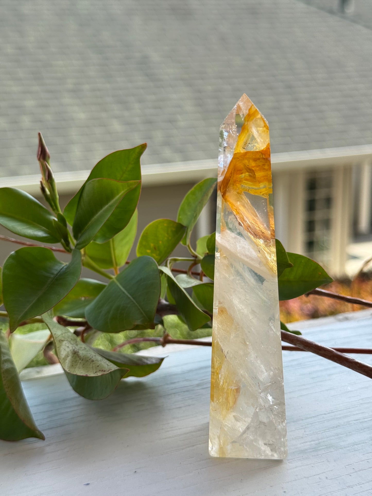 Yellow Hematoid Quartz – Golden Healer Tower