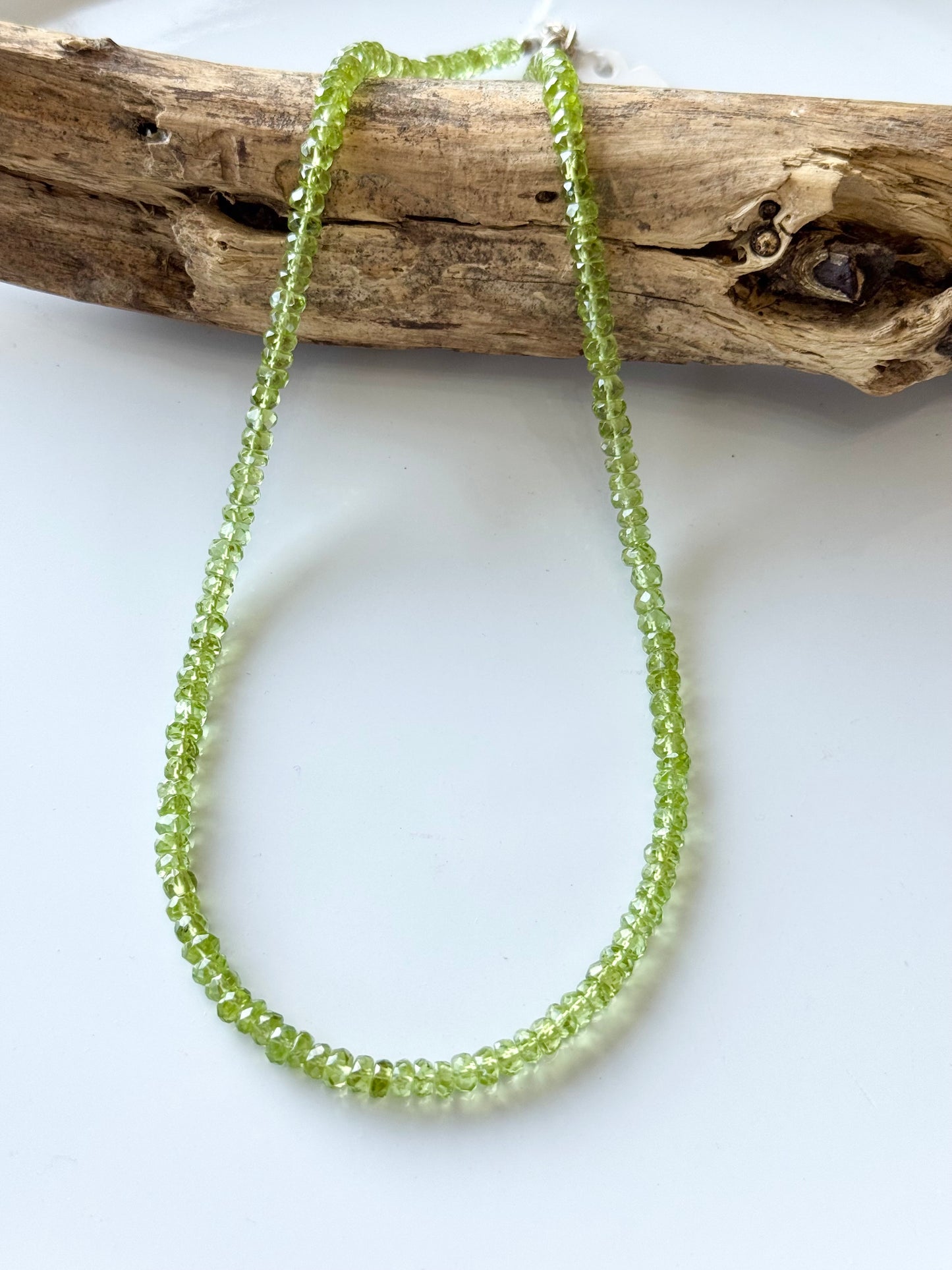 Peridot Beads Necklace