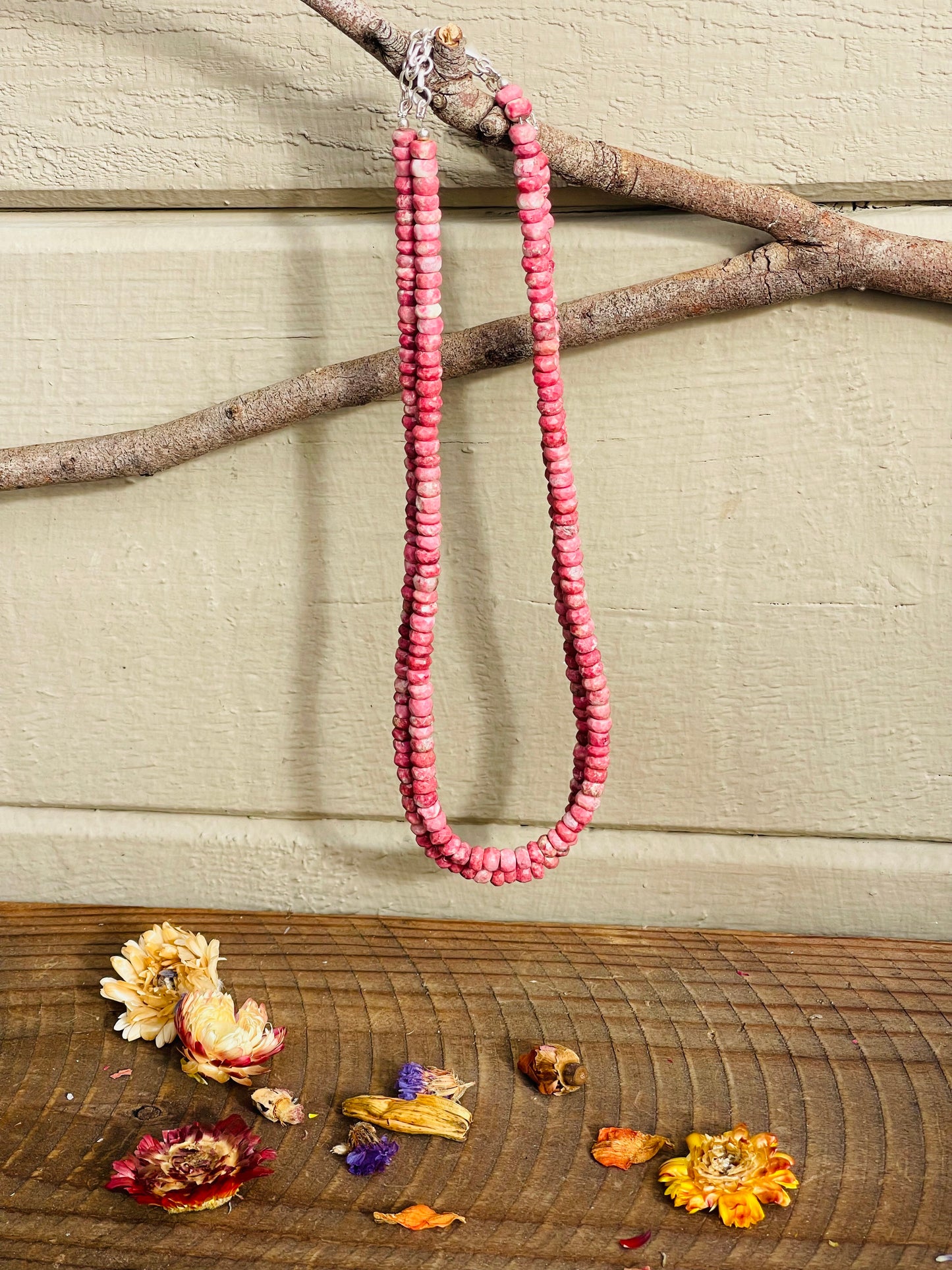Thulite beads Necklace
