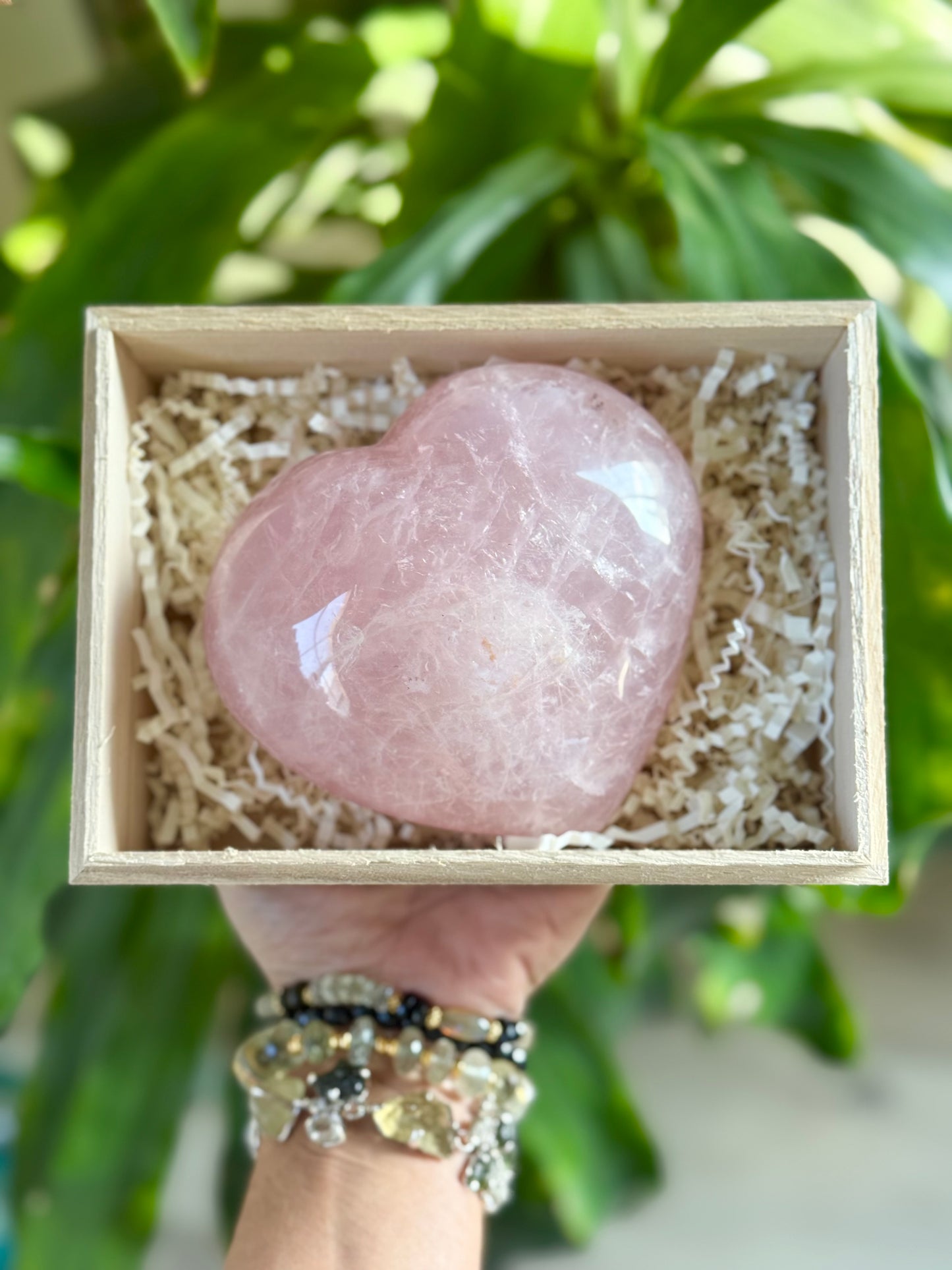 Rose Quartz Heart – The Frequency of Unconditional Love 2.053lb