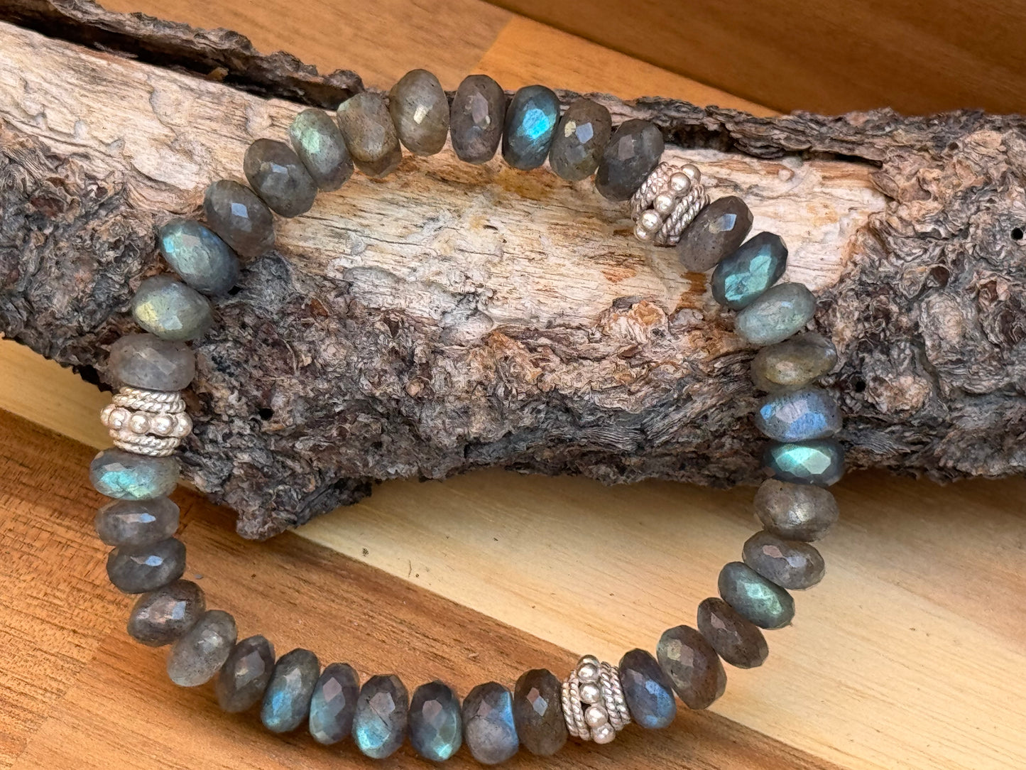 Magical High-Quality Labradorite Bracelet – Sterling Silver