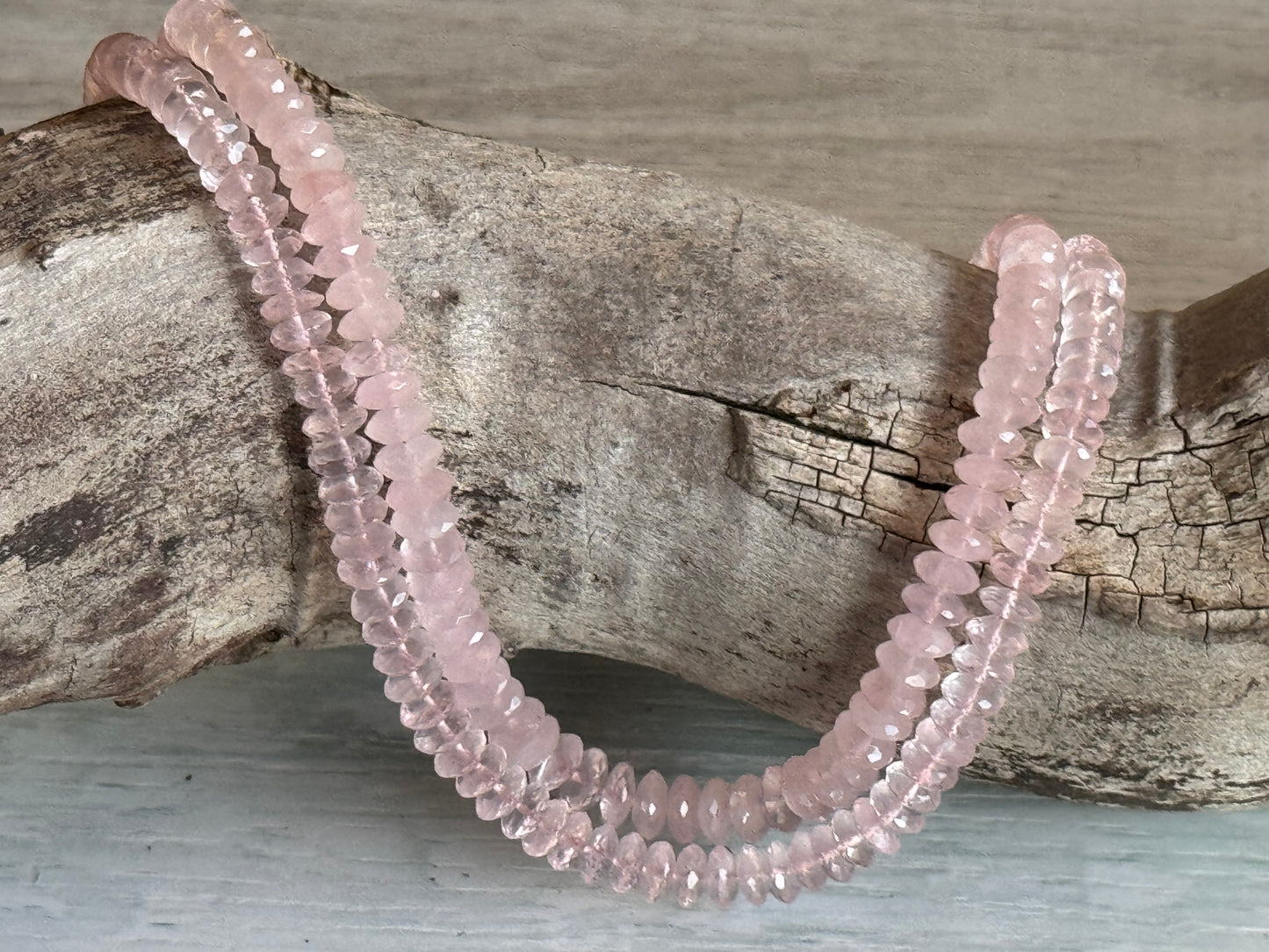 Rose Quartz Beads necklace