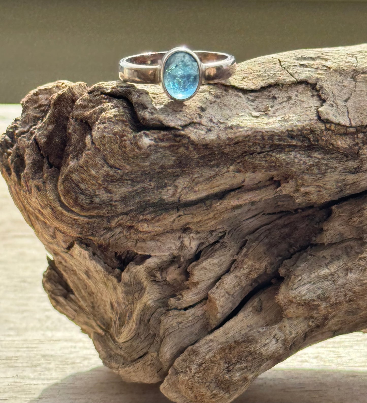 Natural Apatite Ring