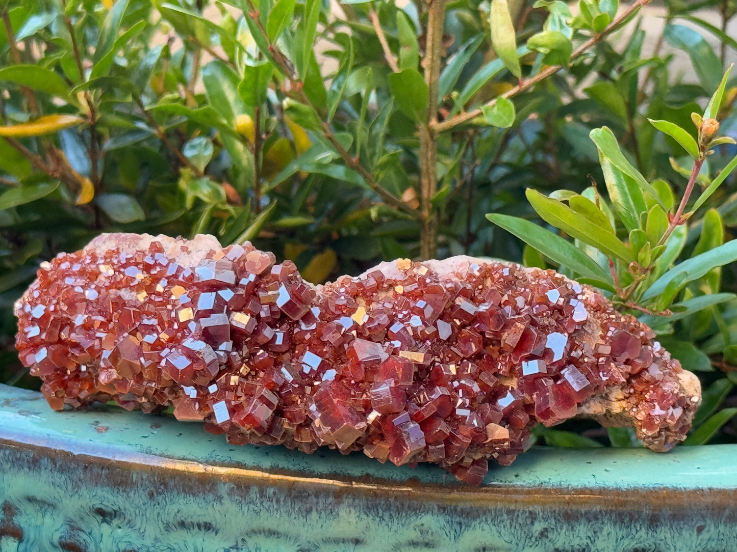 Vanadinite Cluster – Fire of Manifestation