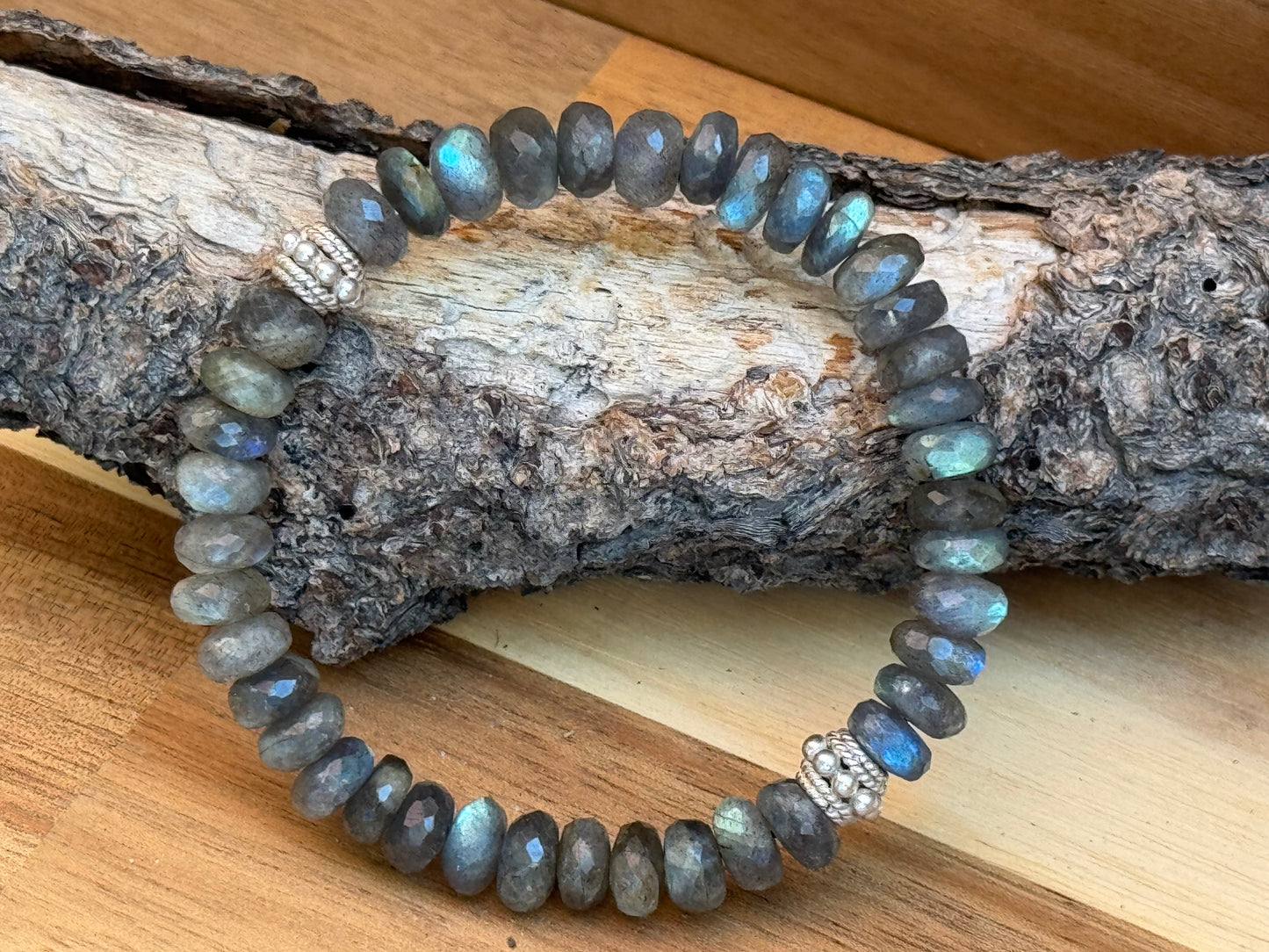 Magical High-Quality Labradorite Bracelet – Sterling Silver