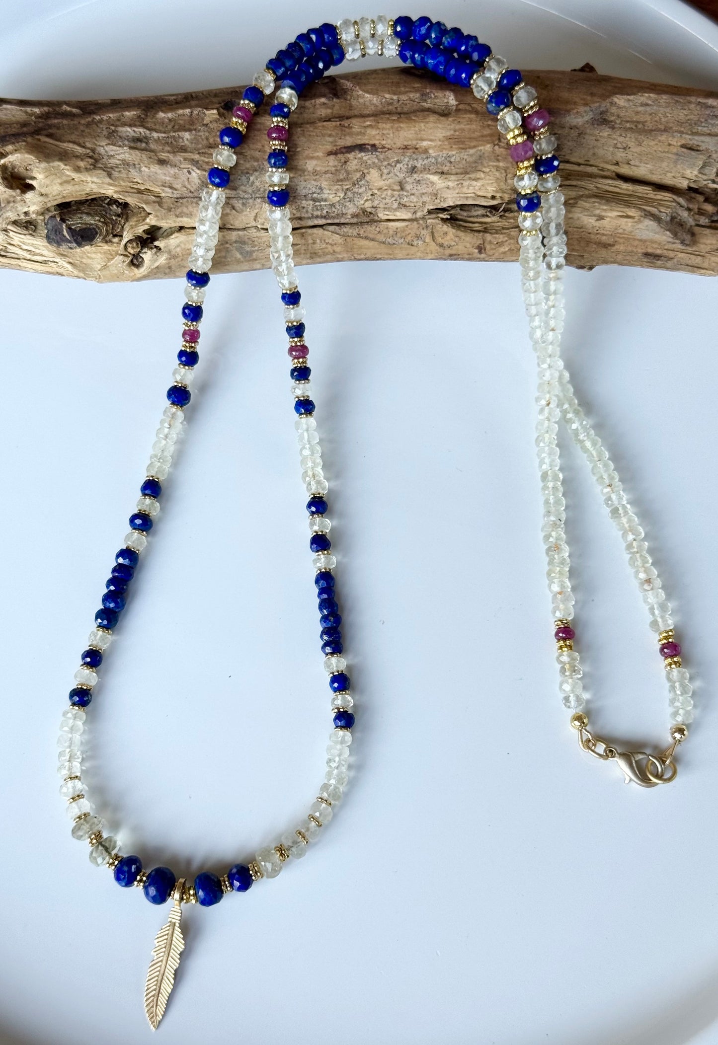 Libyan Lapis beads necklace