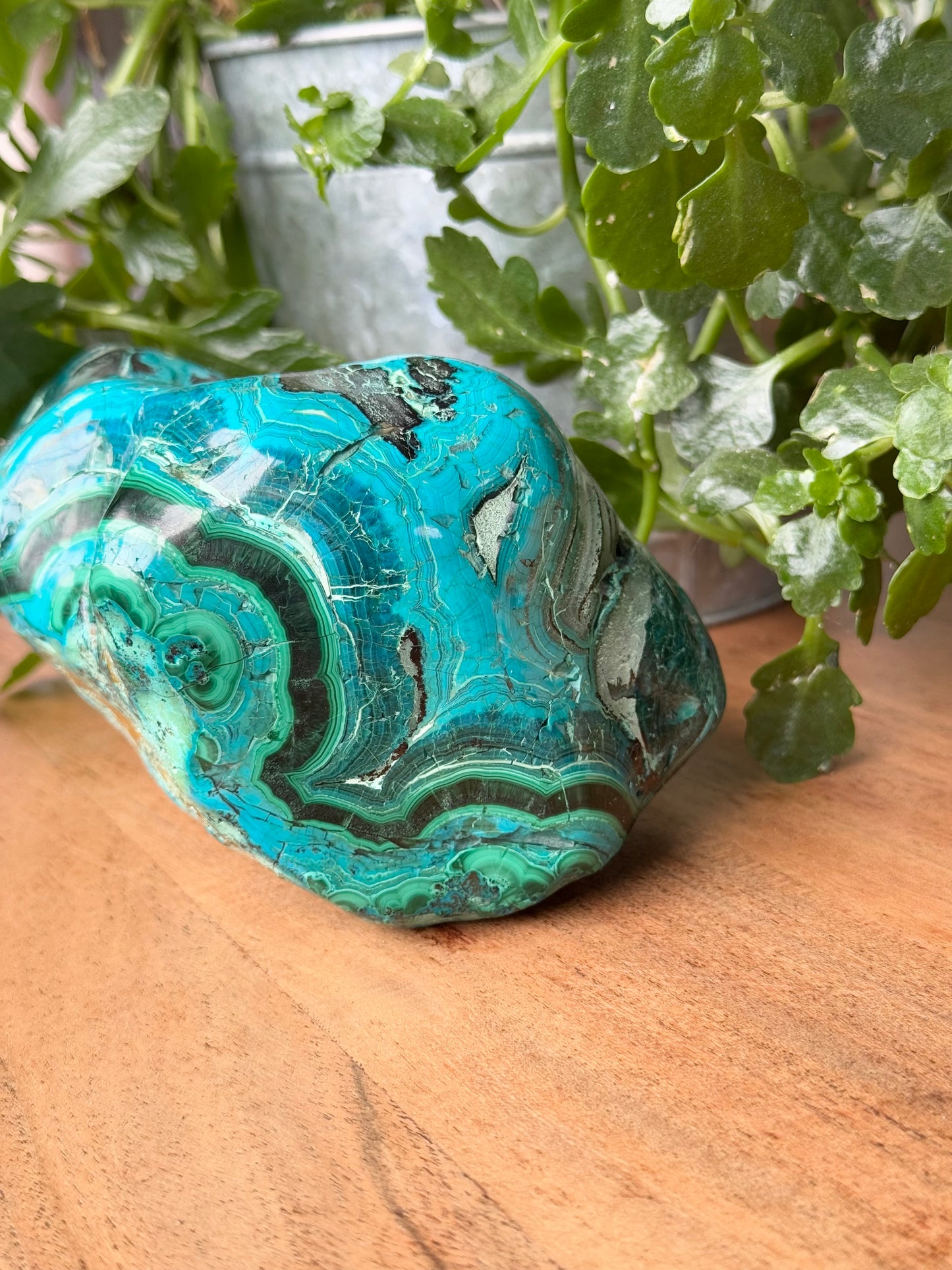 Chrysocolla–Malachite Freeform | 1.718 kg