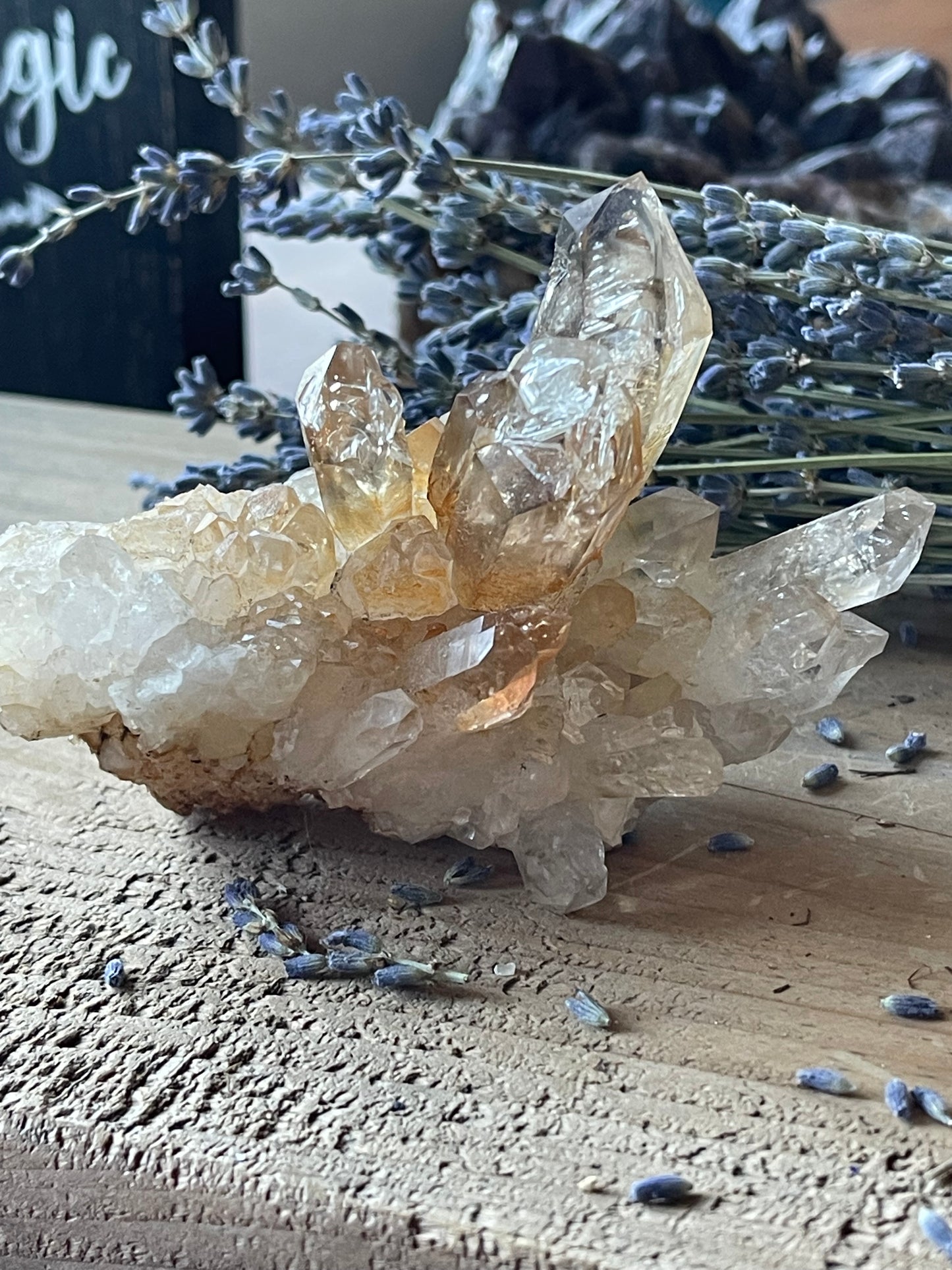 Fenster window Quartz cluster