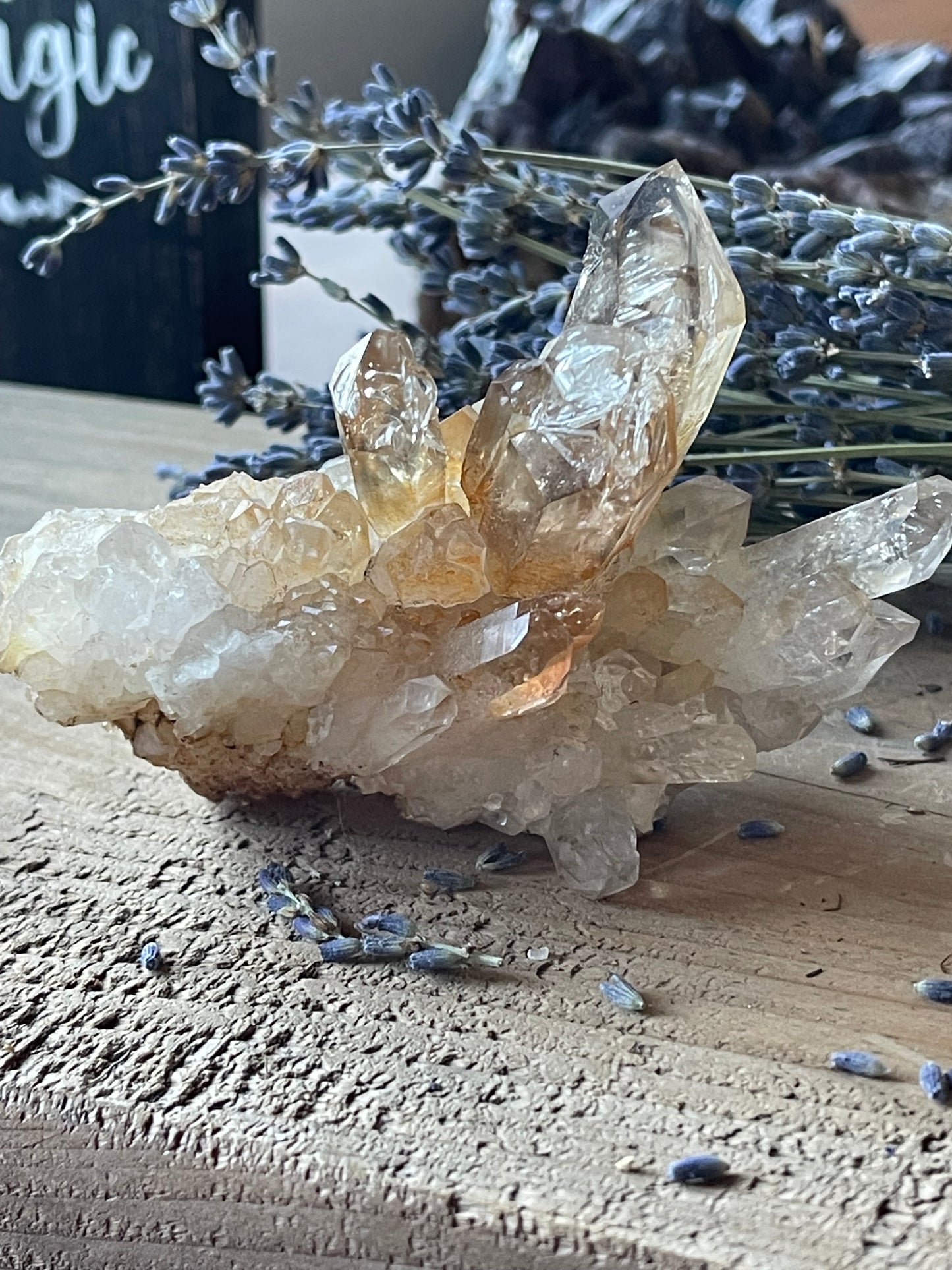 Fenster window Quartz cluster