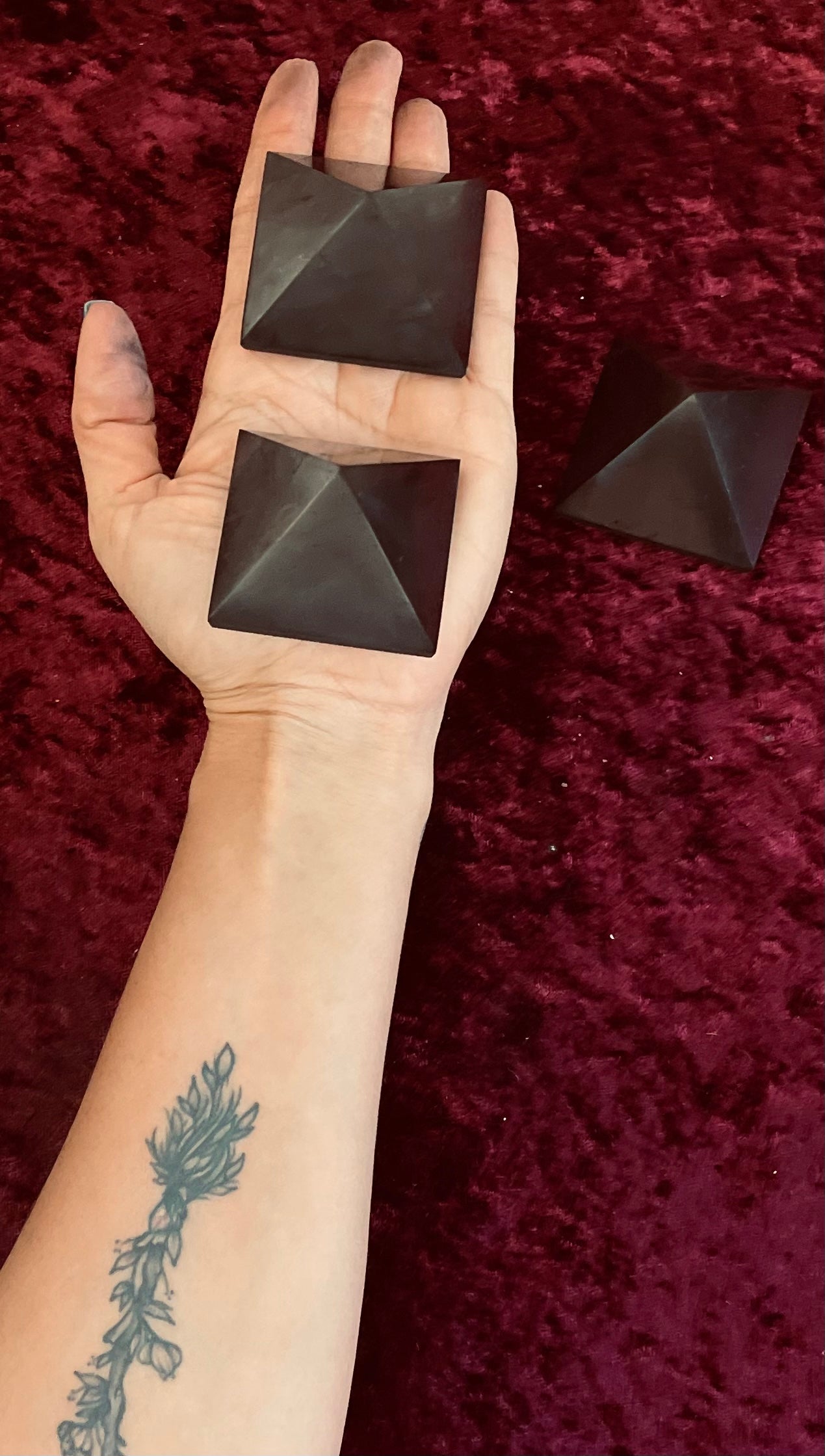 Shungite Polished Pyramid