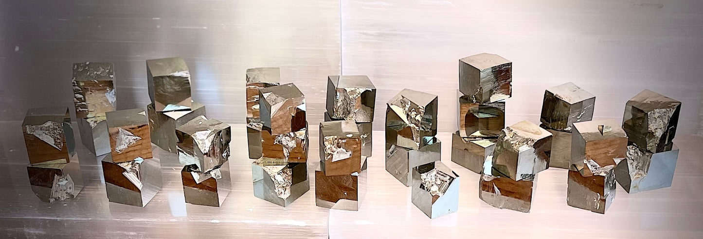 Pyrite Cubes high quality