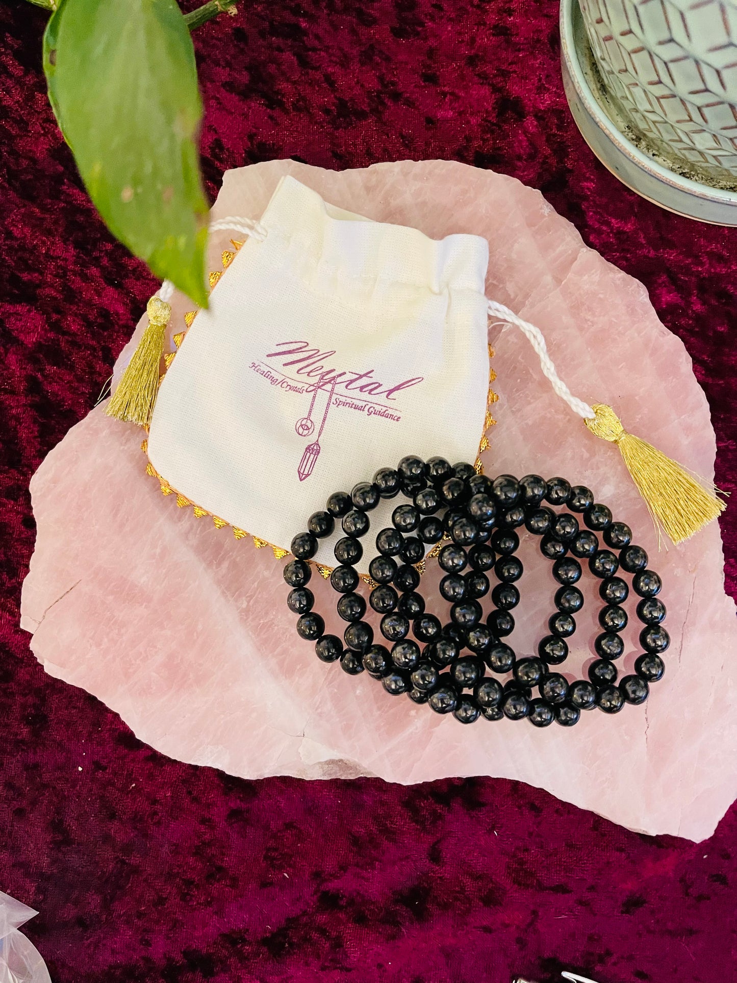 High quality Shungite bracelet 8mm