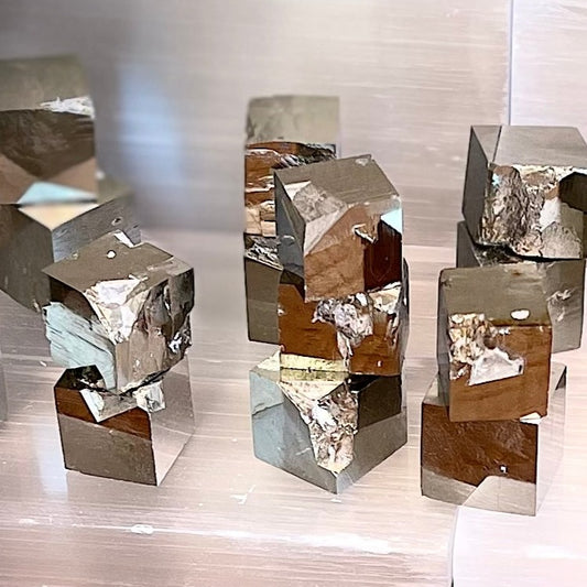 Pyrite Cubes high quality