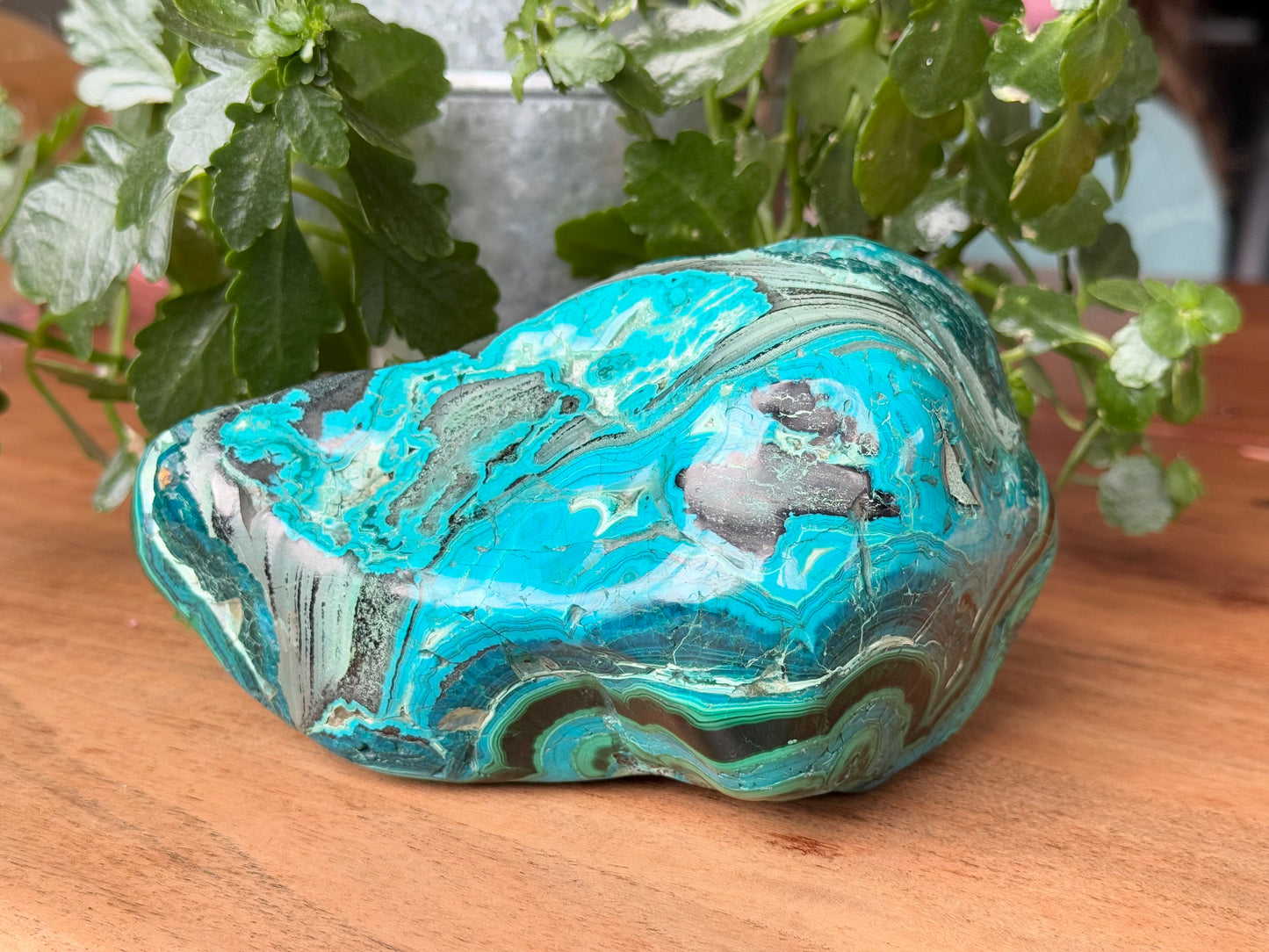 Chrysocolla–Malachite Freeform | 1.718 kg