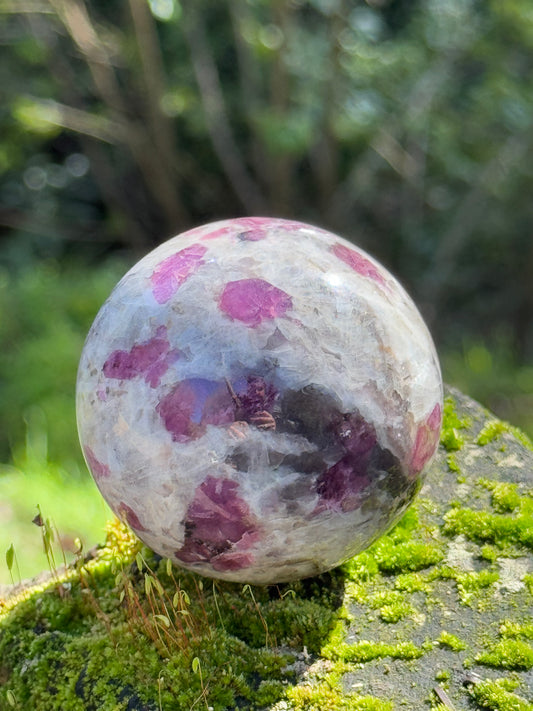 AAA Pink Tourmaline & Rubellite Sphere