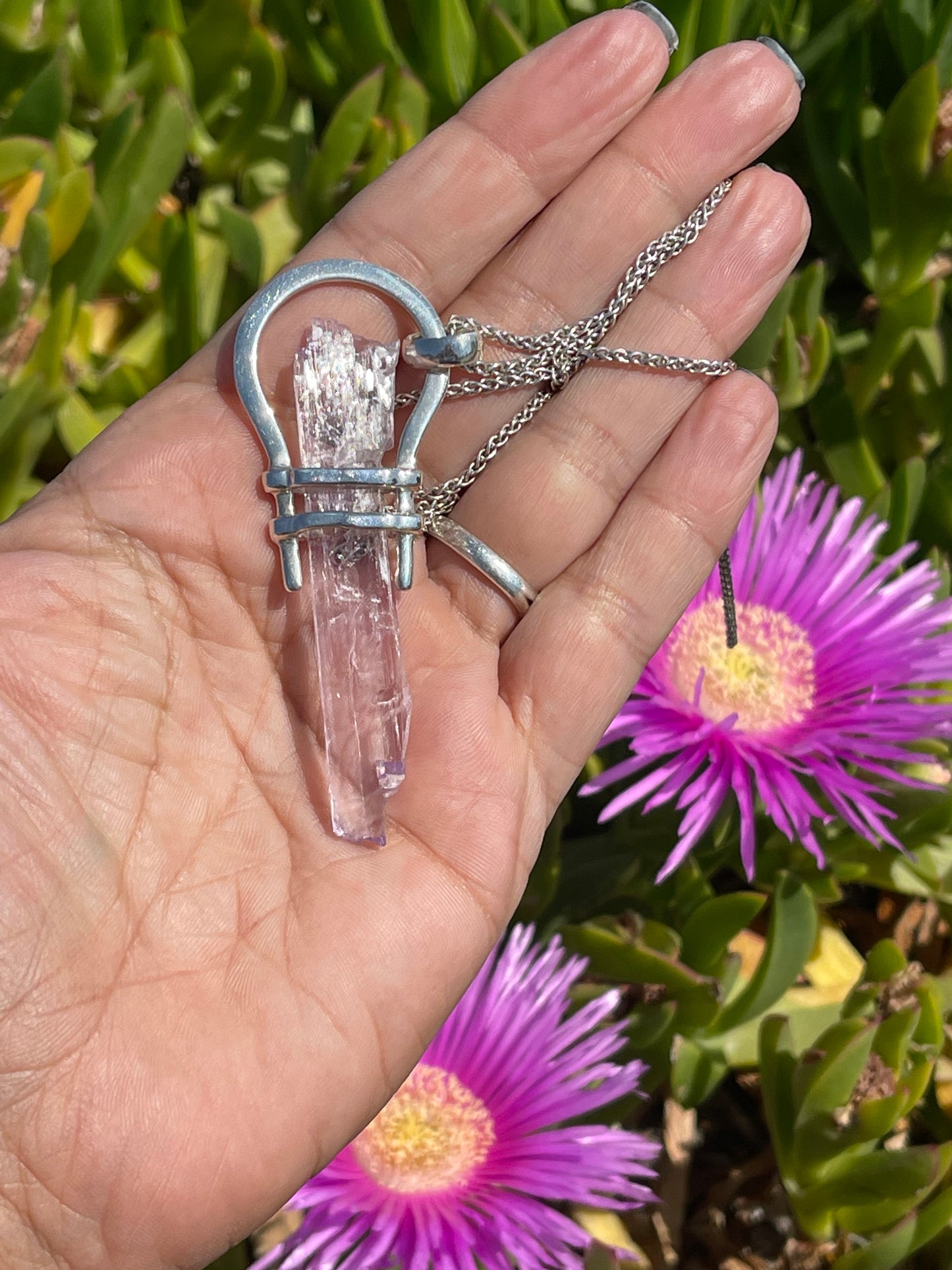 Kunzite Charm