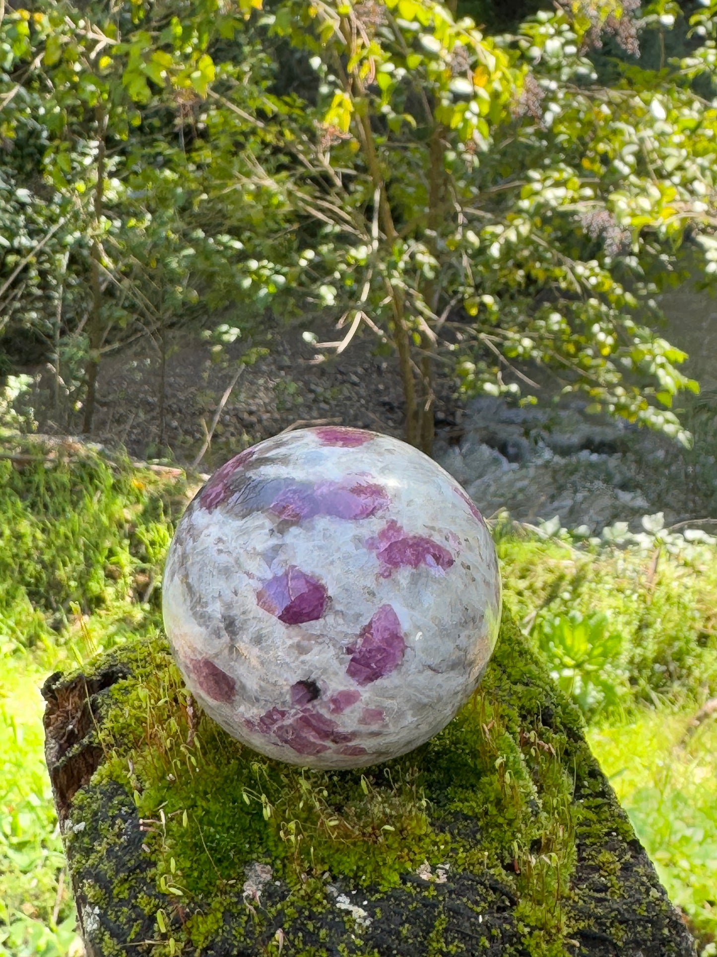 AAA Pink Tourmaline & Rubellite Sphere