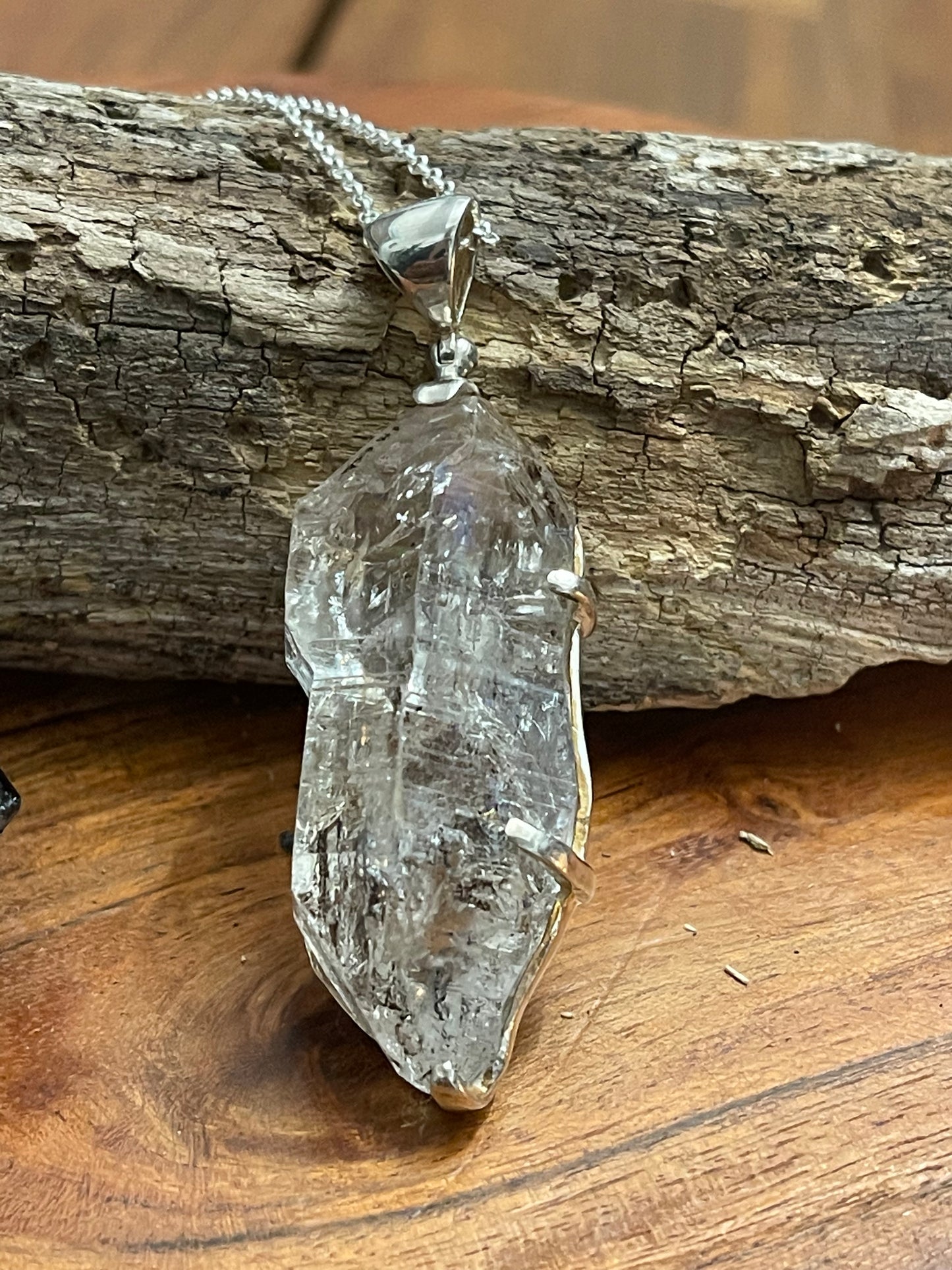 Rare Fluorescent Quartz pendant