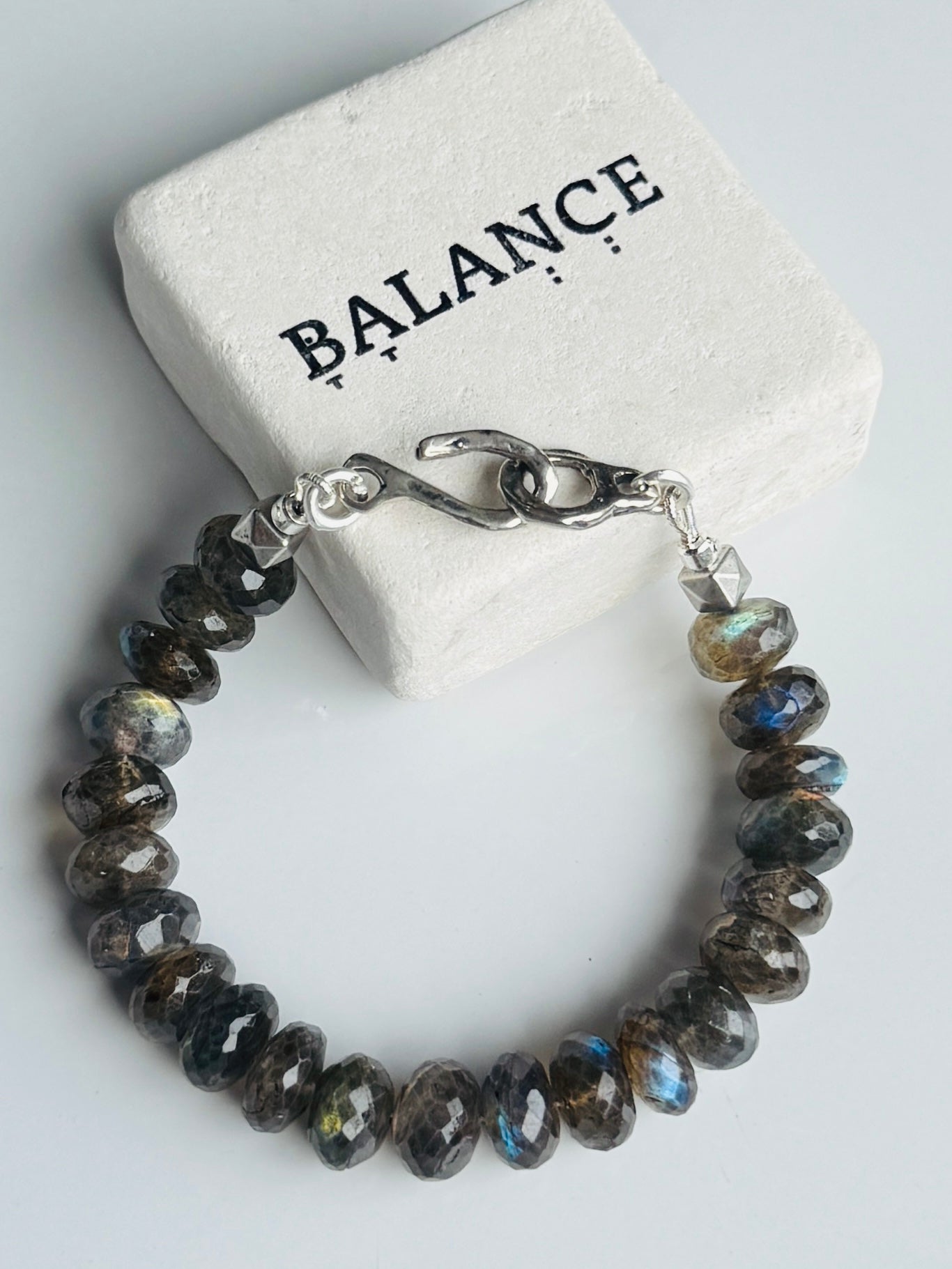 Labradorite & Sterling Silver Bracelet