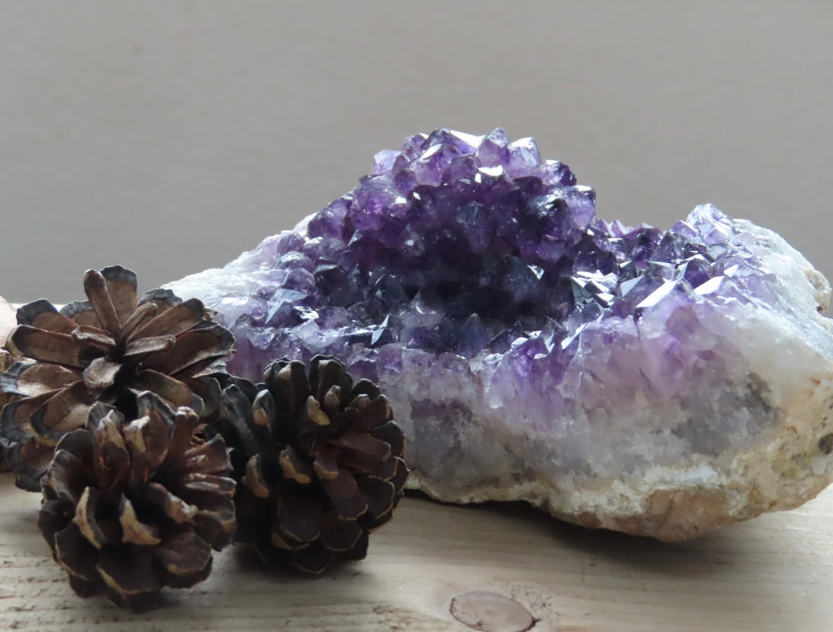 Namibian Flower Amethyst Druze – Collector Piece