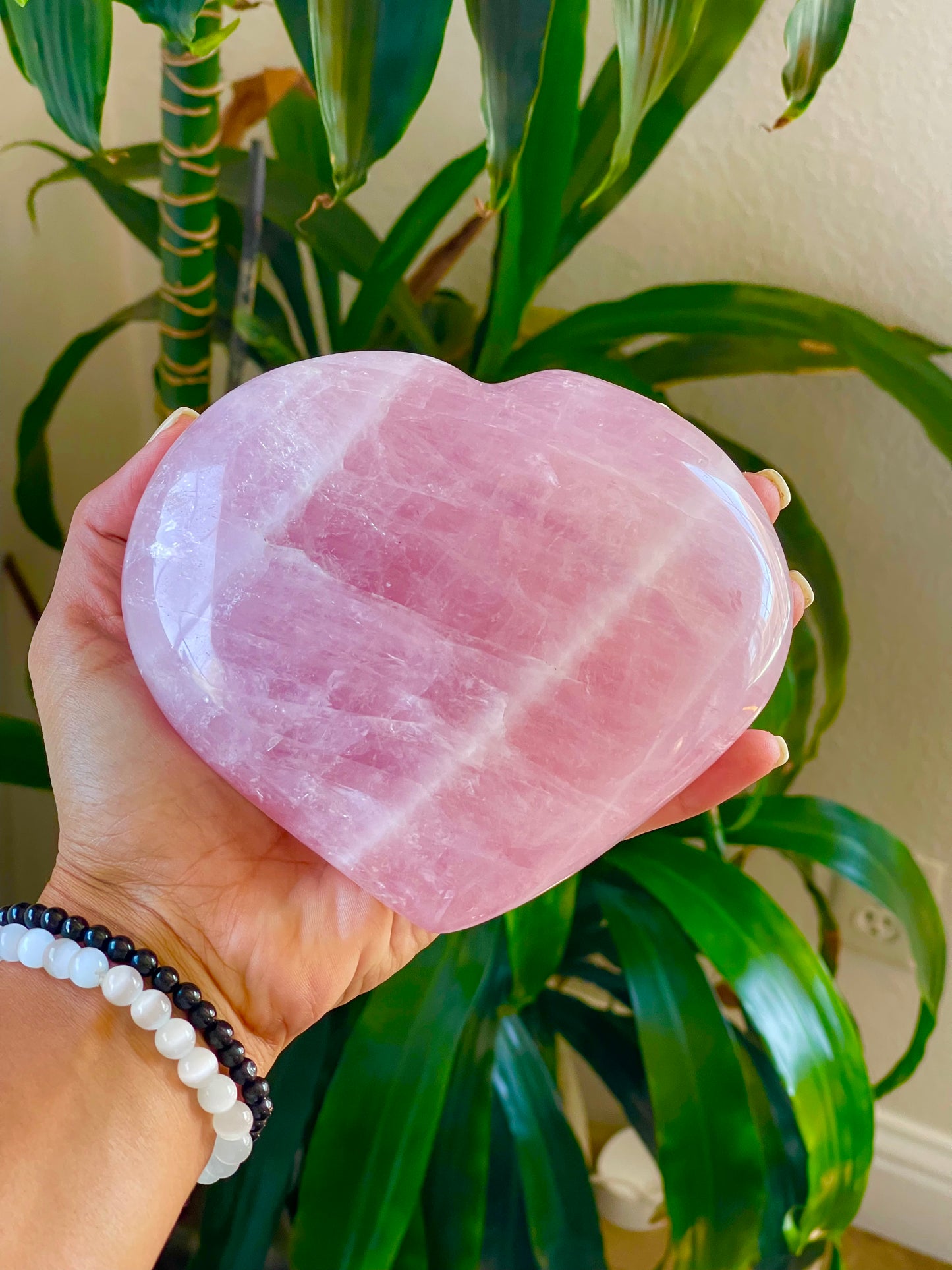 Rose Quartz heart