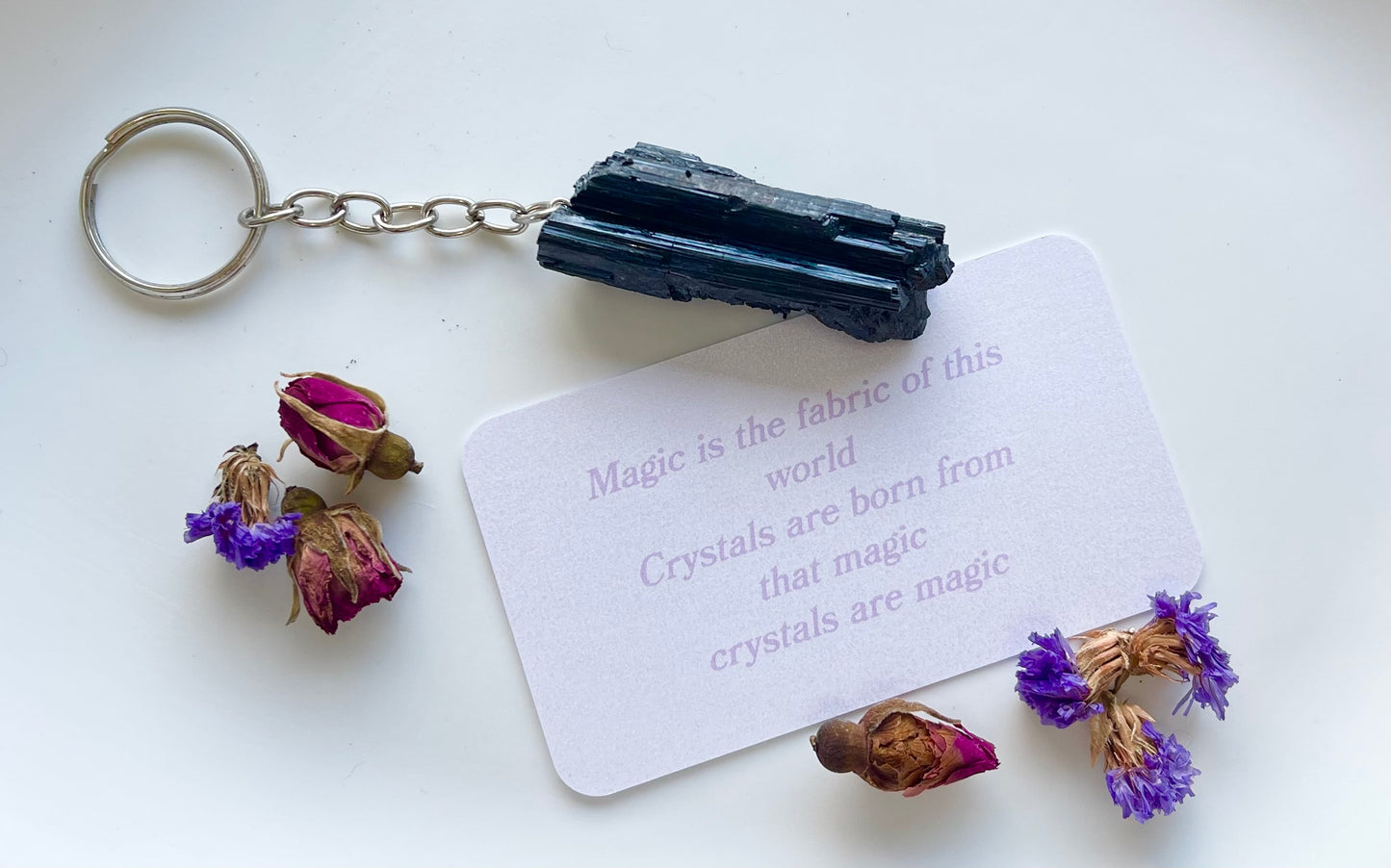 Black Tourmaline Keychain