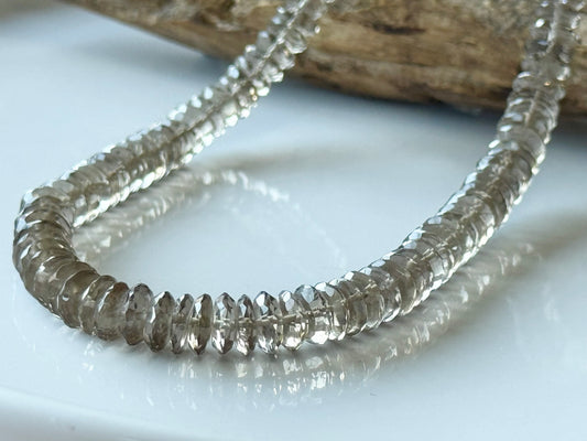 Smoky Quartz Beads Necklace