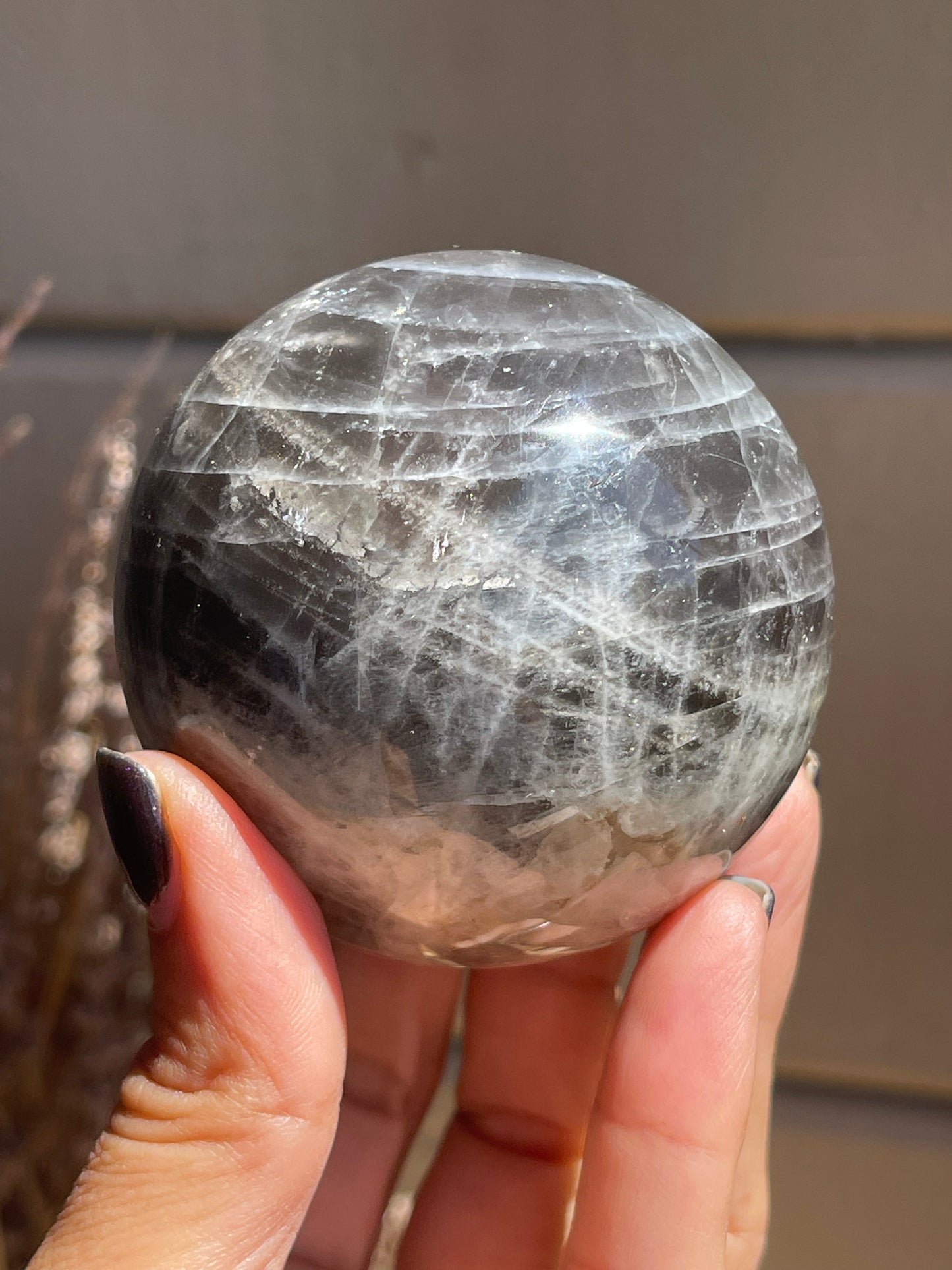 Black Moonstone Sphere