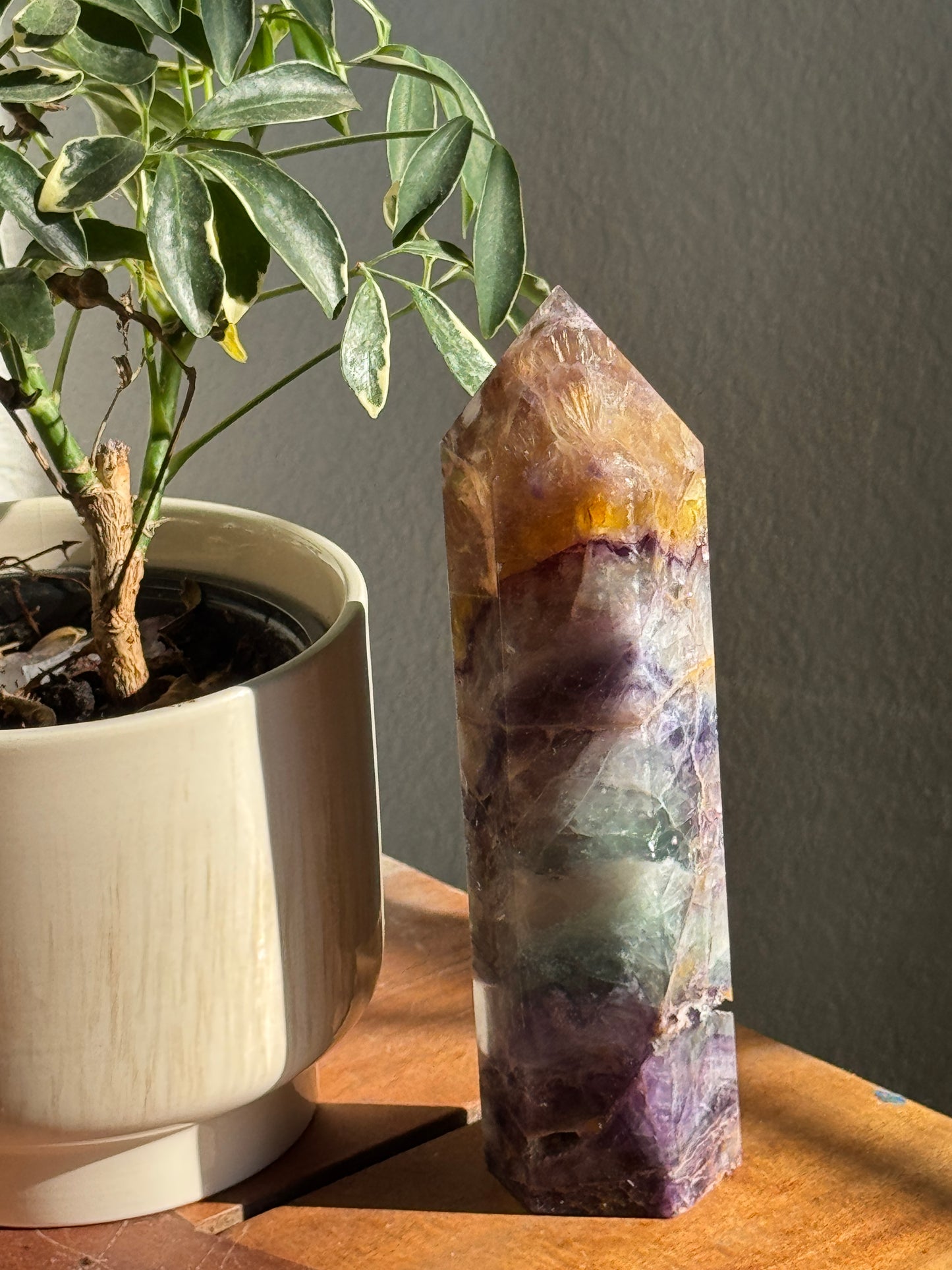 Afghanistan Natural Fluorite Tower